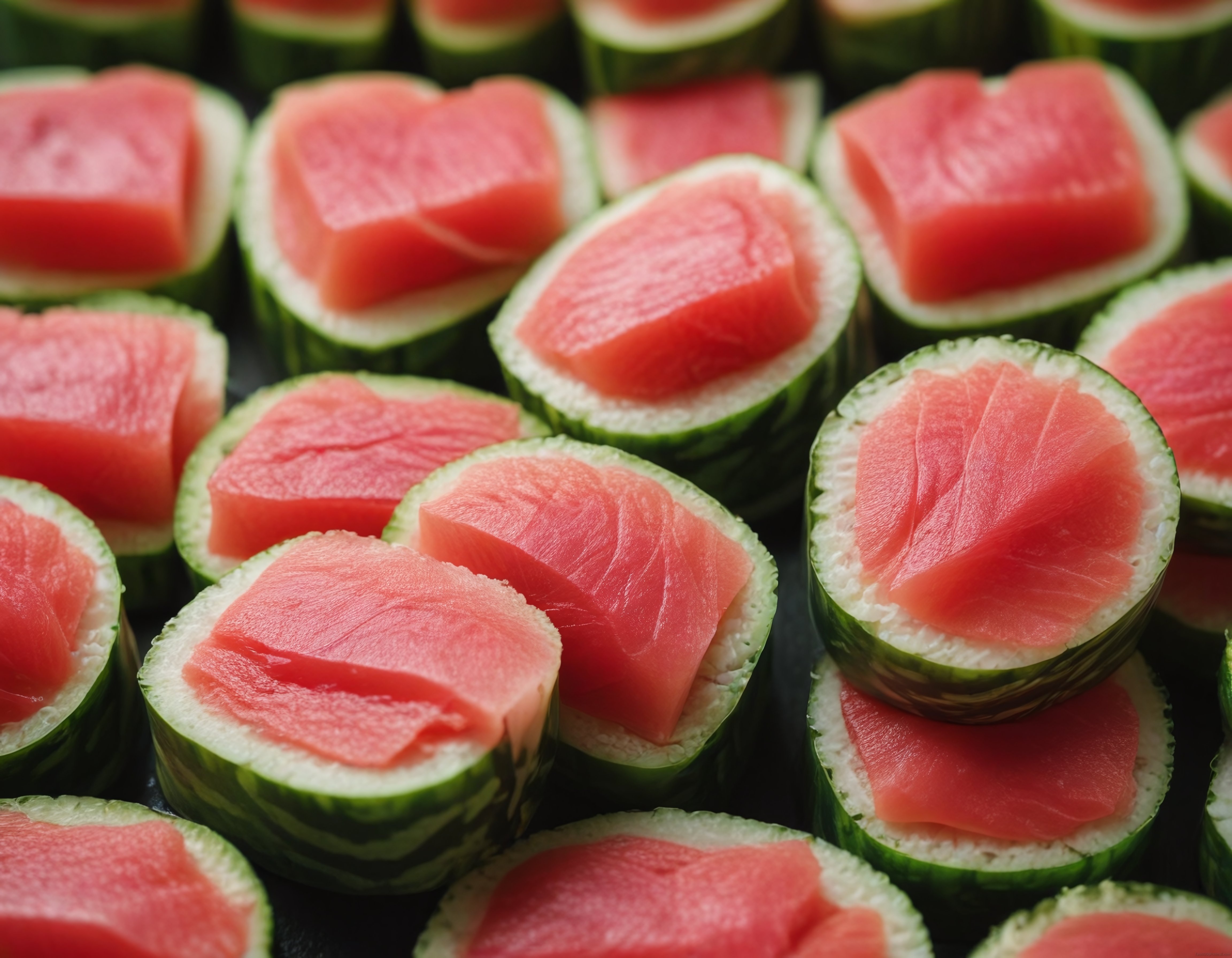 Taze Ton Balıklı Sushi Ruloları: Geleneksel Japon Maki Lezzeti
