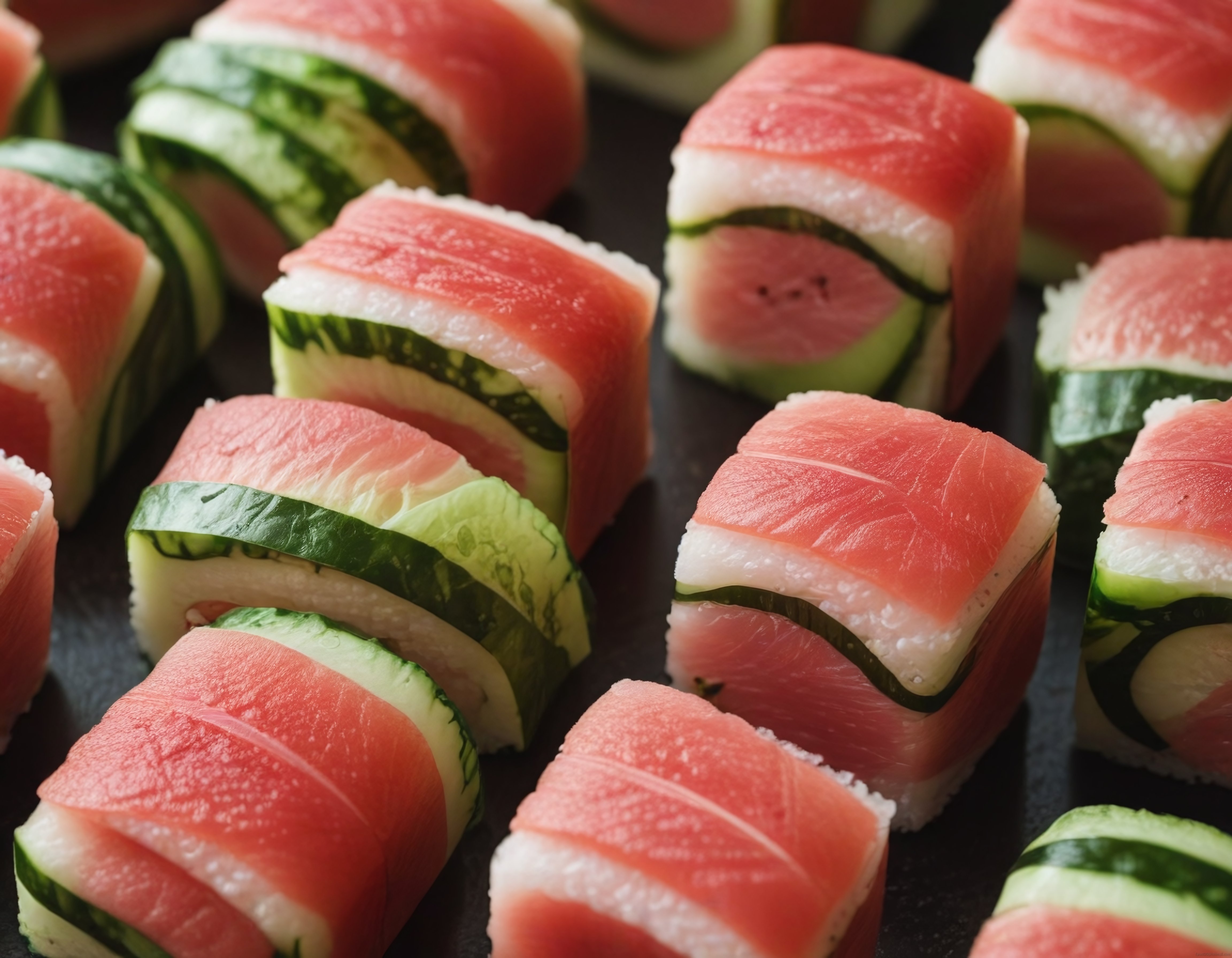 Taze Ton Balıklı Sushi Ruloları: Japon Mutfağının Eşsiz Sunumu