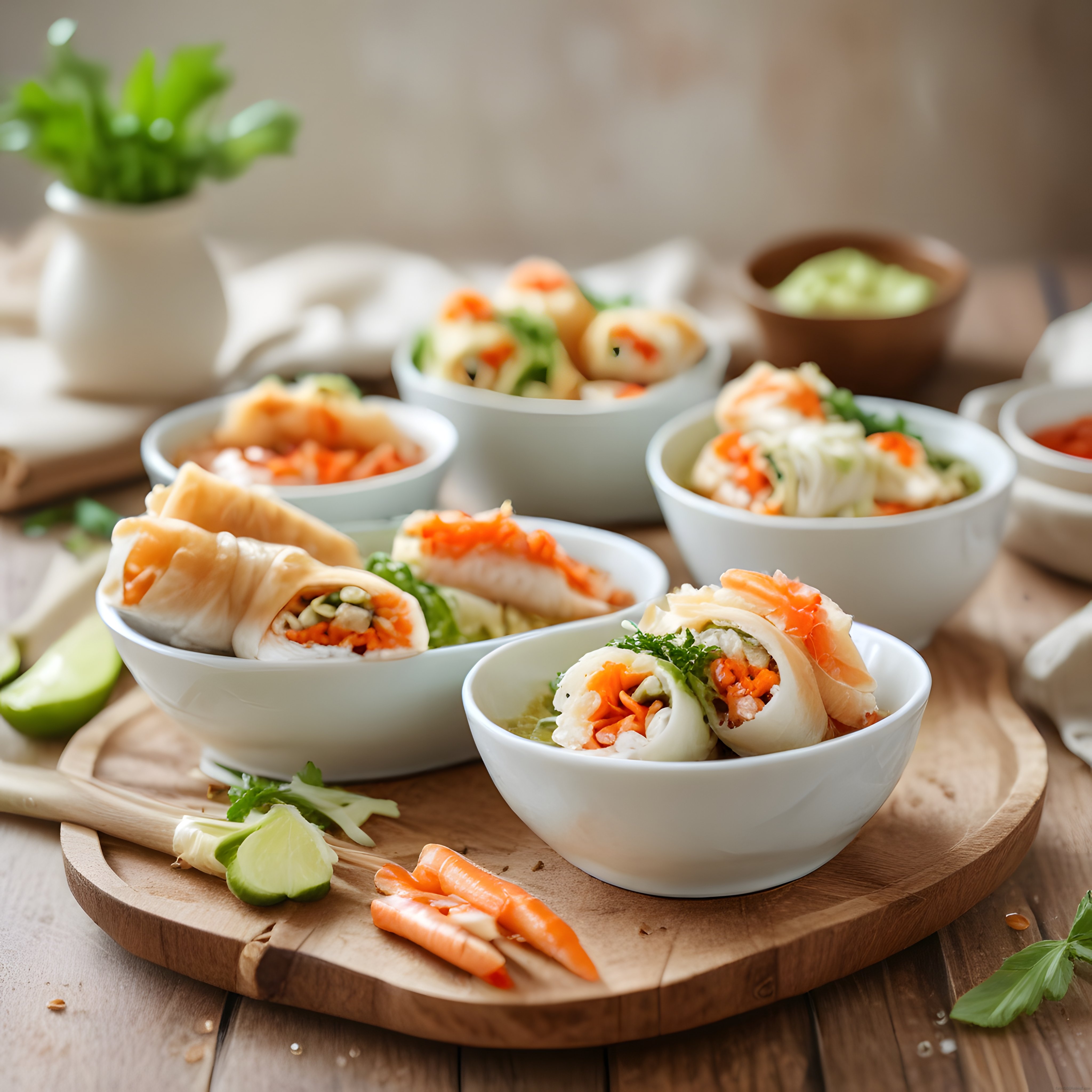 Taze Vietnam Spring Rolls: Karides ve Sebzeli Sağlıklı Rulo Tarifi