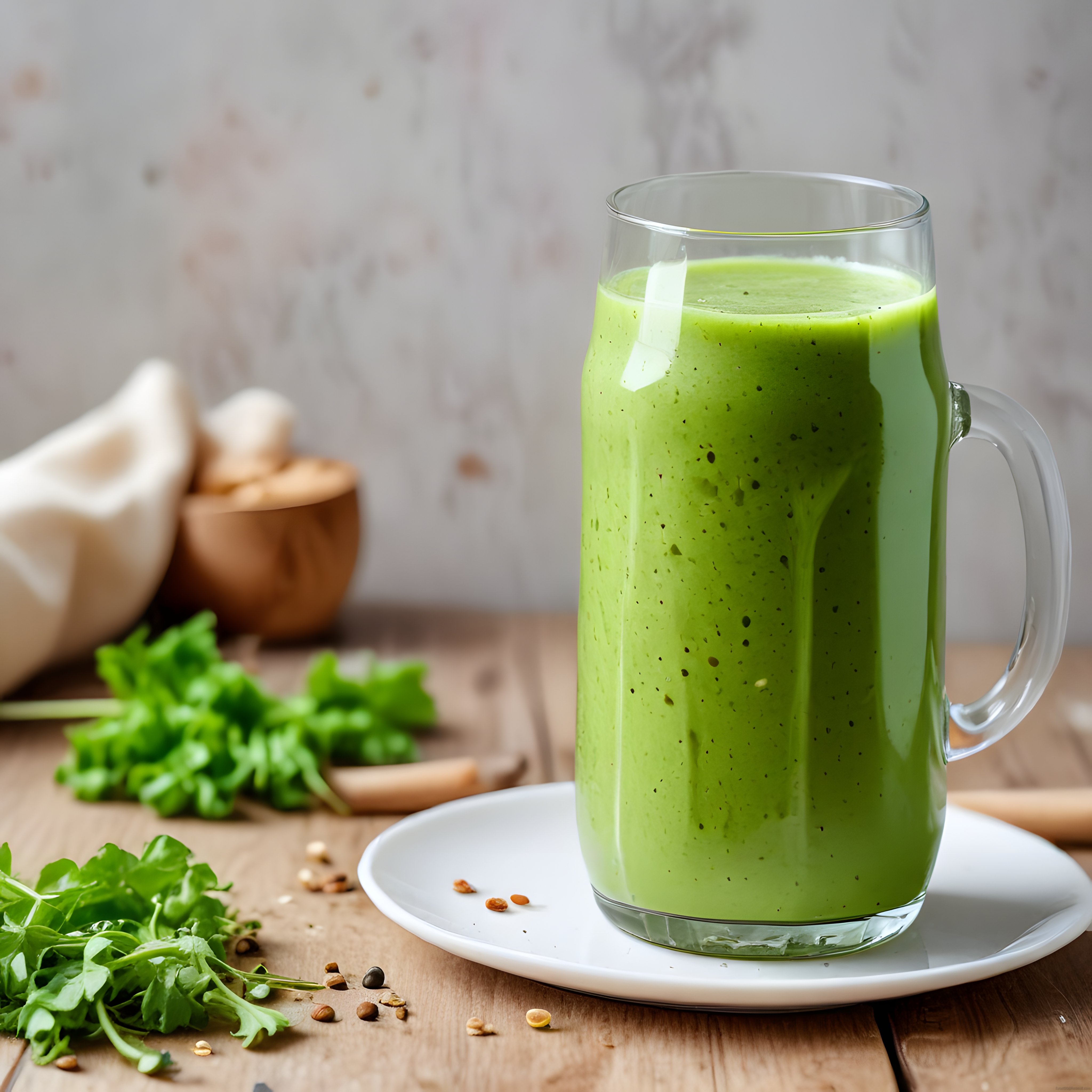 Taze Yeşil Smoothie: Cam Sürahi Dolusu Doğal Detoks İçeceği ve Malzemeleri