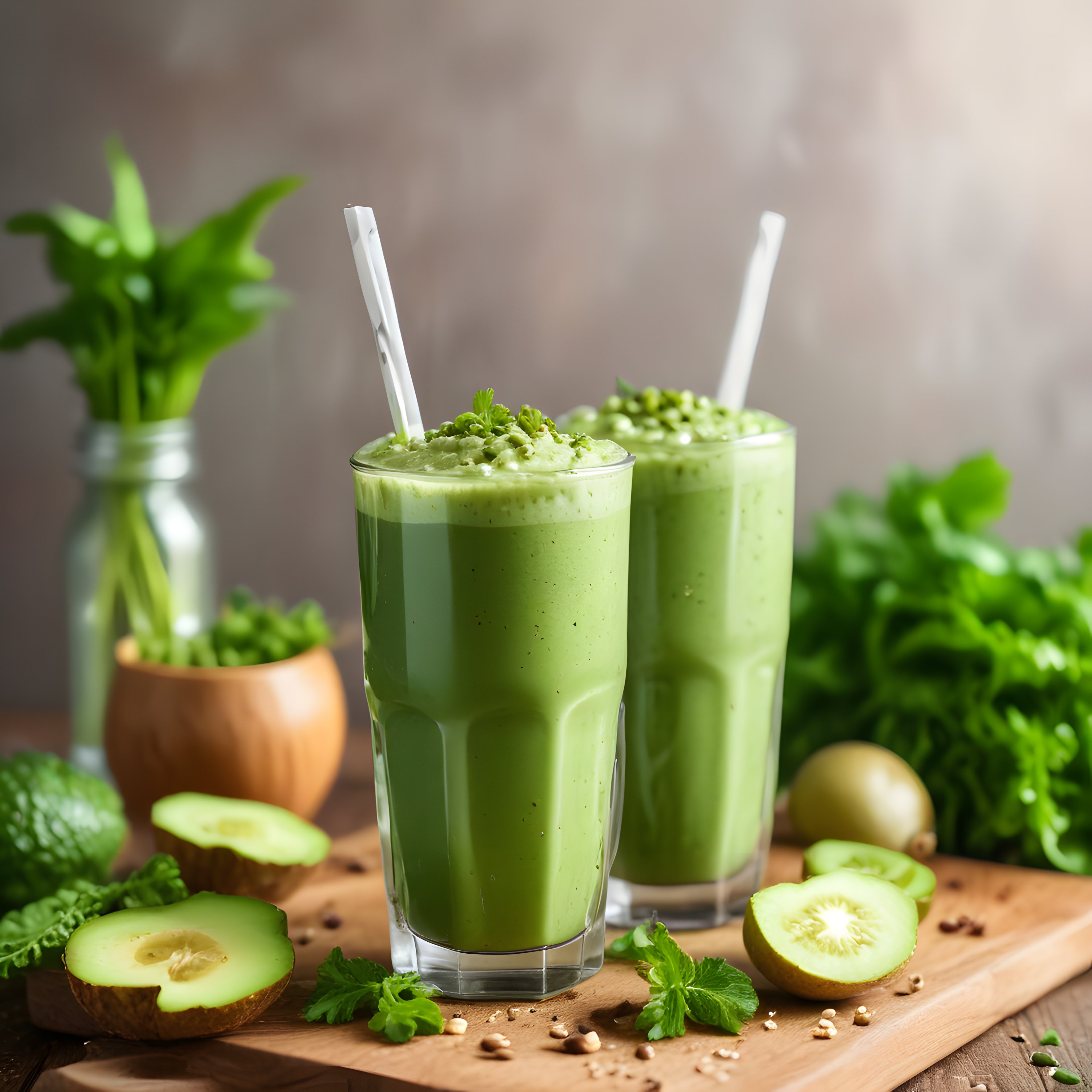 Taze Yeşil Smoothie Tarifi: Avokado ve Kivili Detoks İçeceği