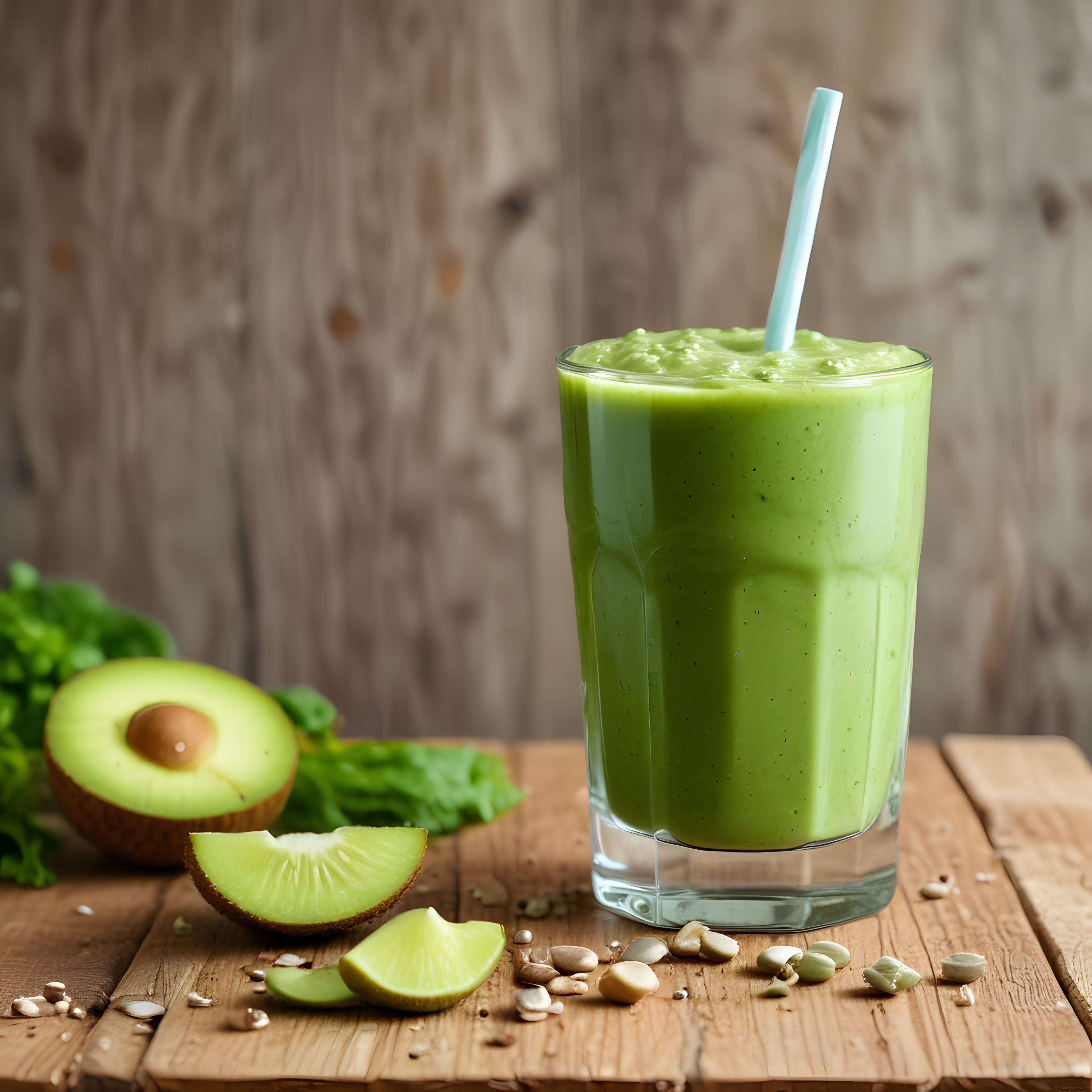 Taze Yeşil Smoothie Tarifi: Avokadolu, Kivili ve Ispanaklı Detoks İçecek