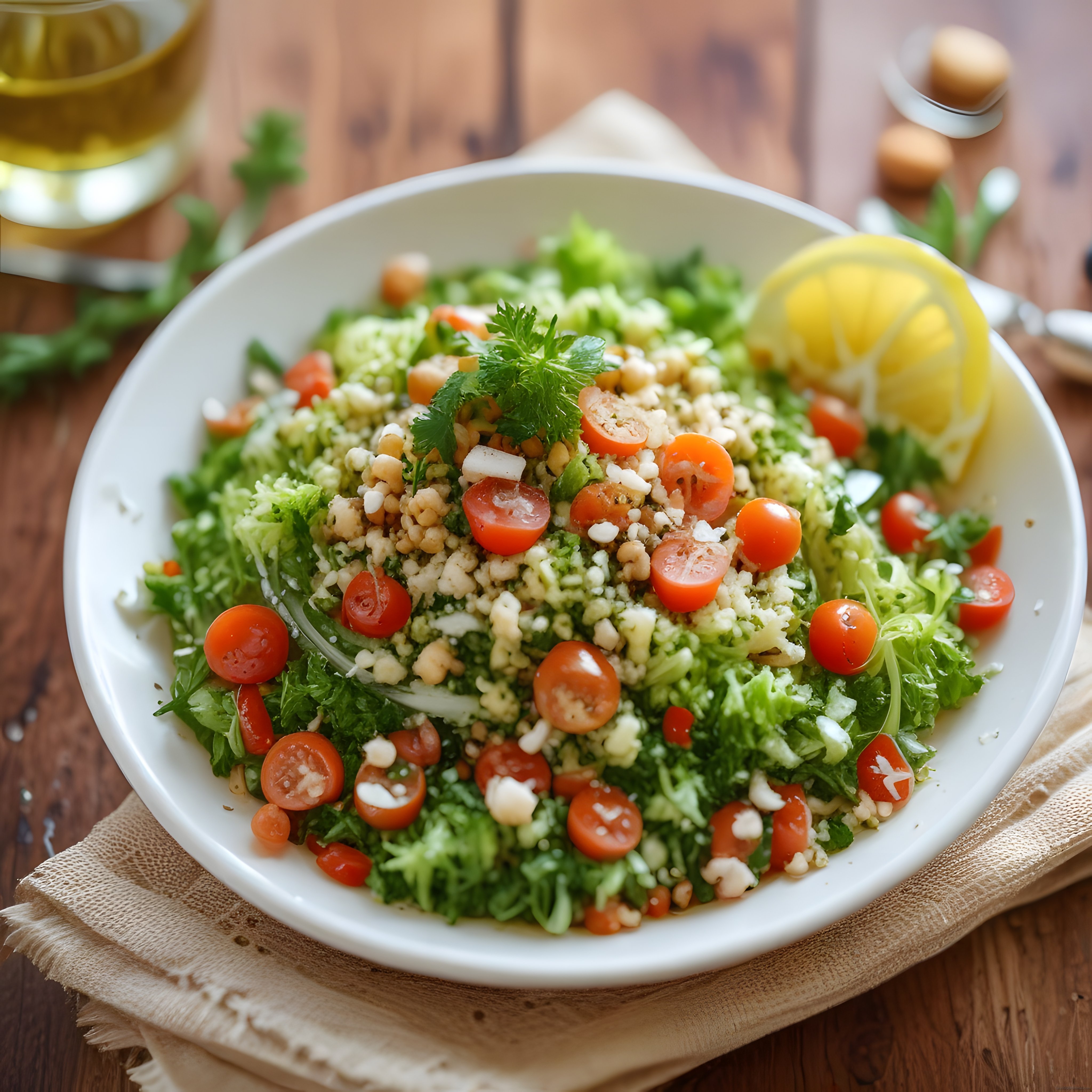 Taze Yeşillikli Bulgur Salatası: Günün Her Öğününe Uygun Hafif Bir Tarif
