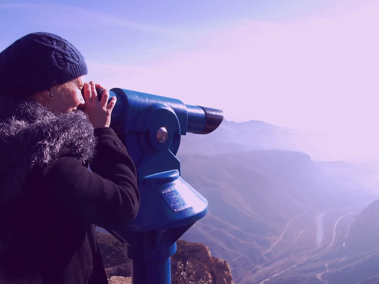 Teleskopla uzakta gökyüzü keşfi - seyahat fotoğrafı