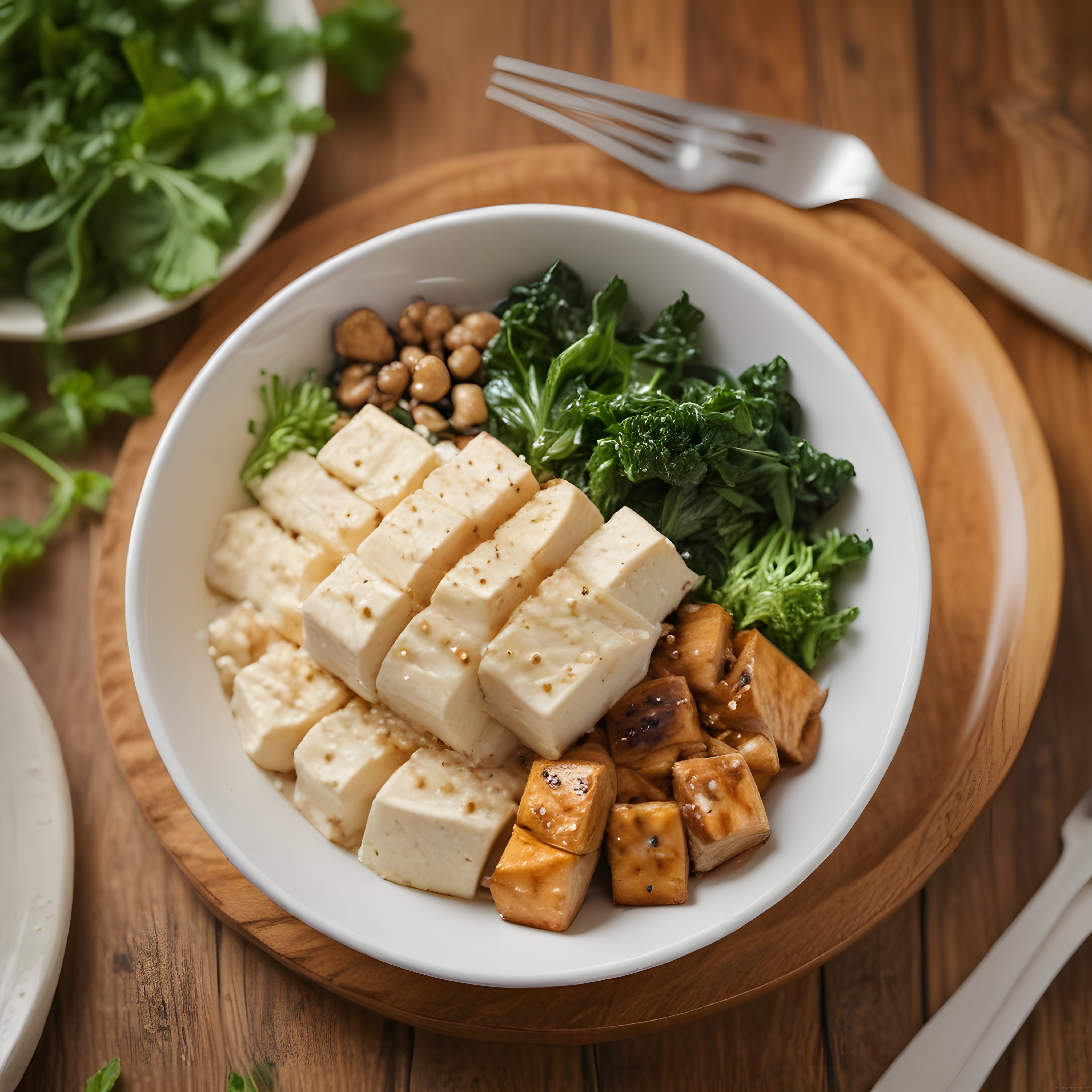 Tofu Mantarlı Vegan Kase: Sağlıklı ve Protein Dolu Bitkisel Öğün