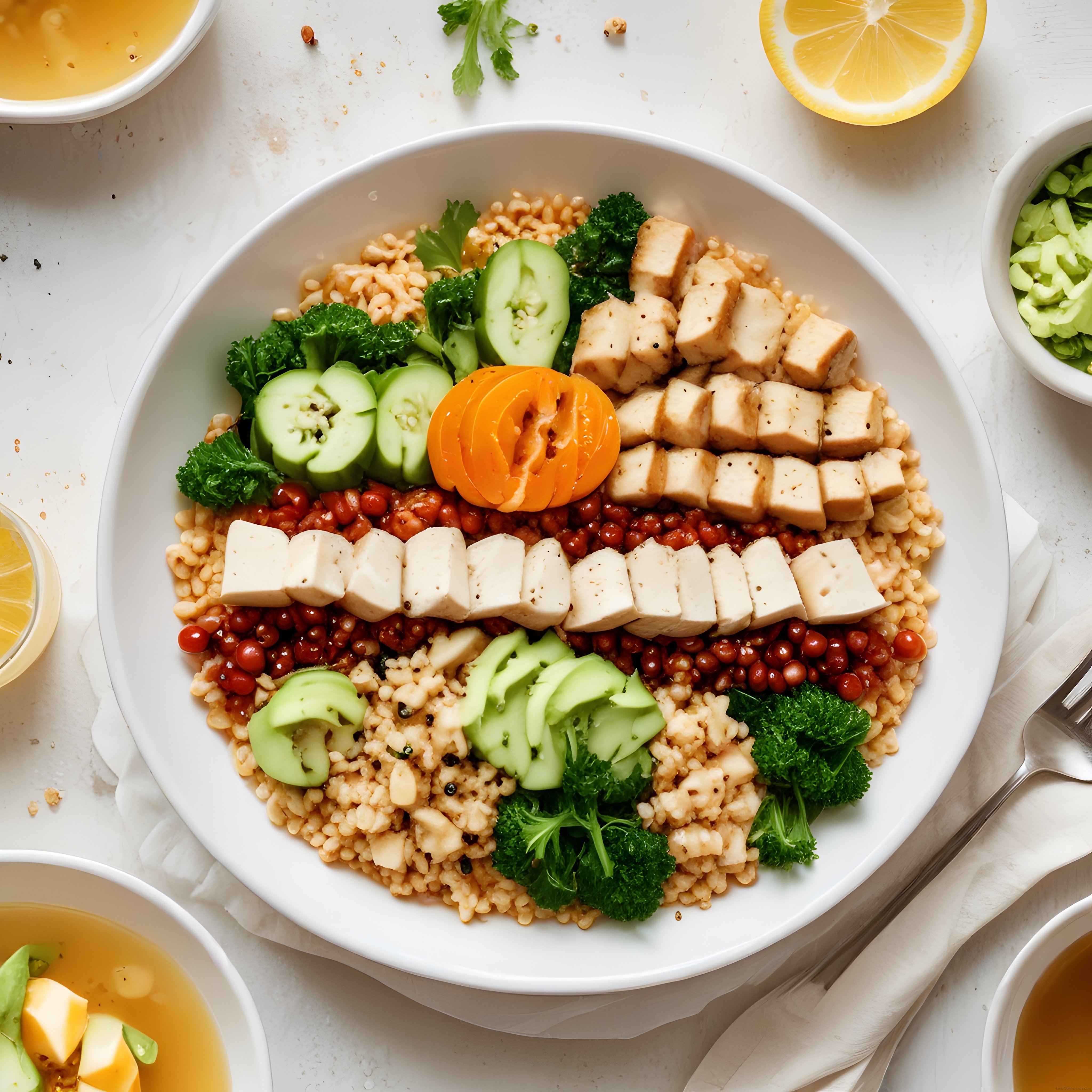 Tofu ve Avokadolu Vegan Buda Kasesi ile Dengeli ve Sağlıklı Beslenme