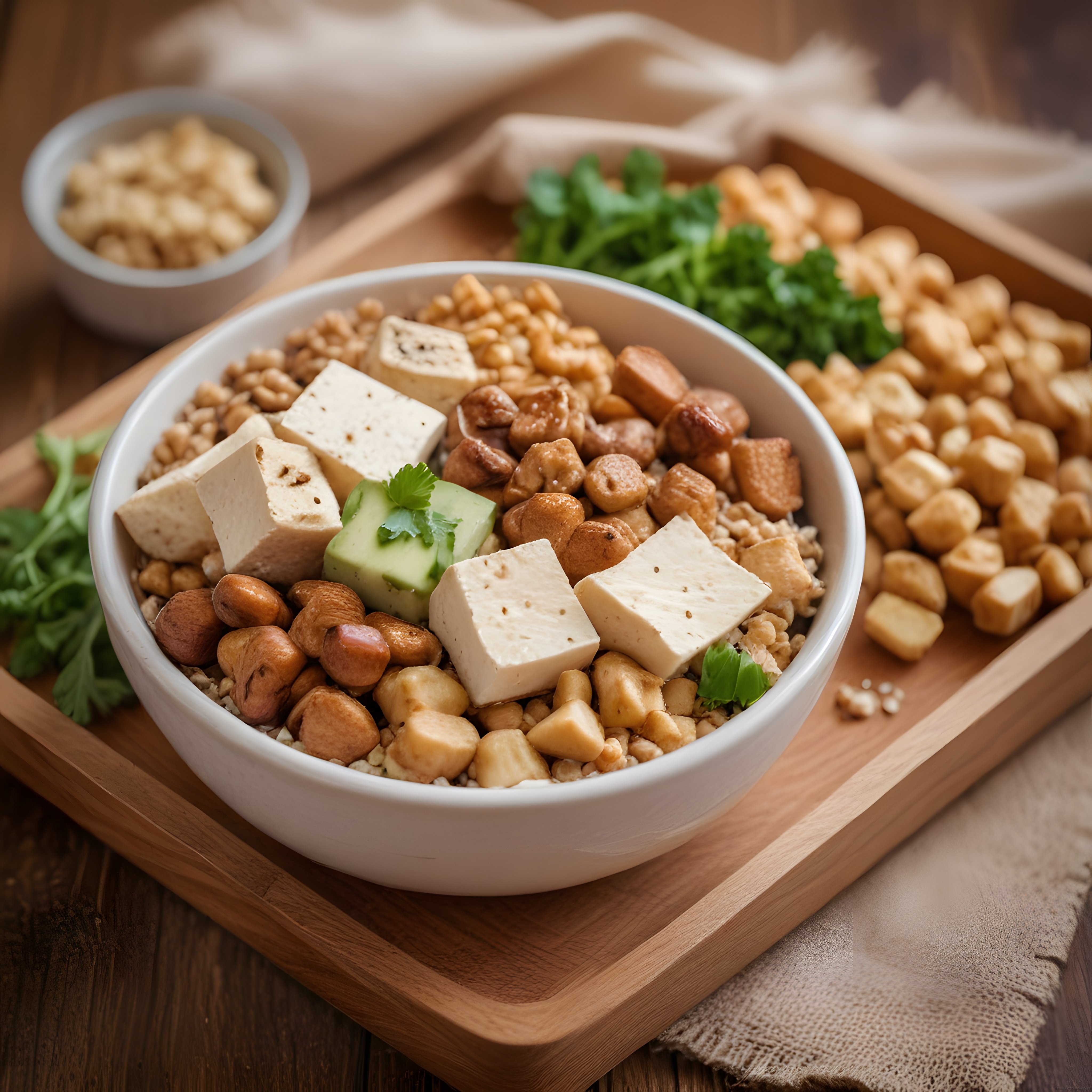 Tofu ve Avokadolu Vegan Protein Kasesi: Sağlıklı ve Lezzetli Bir Öğün