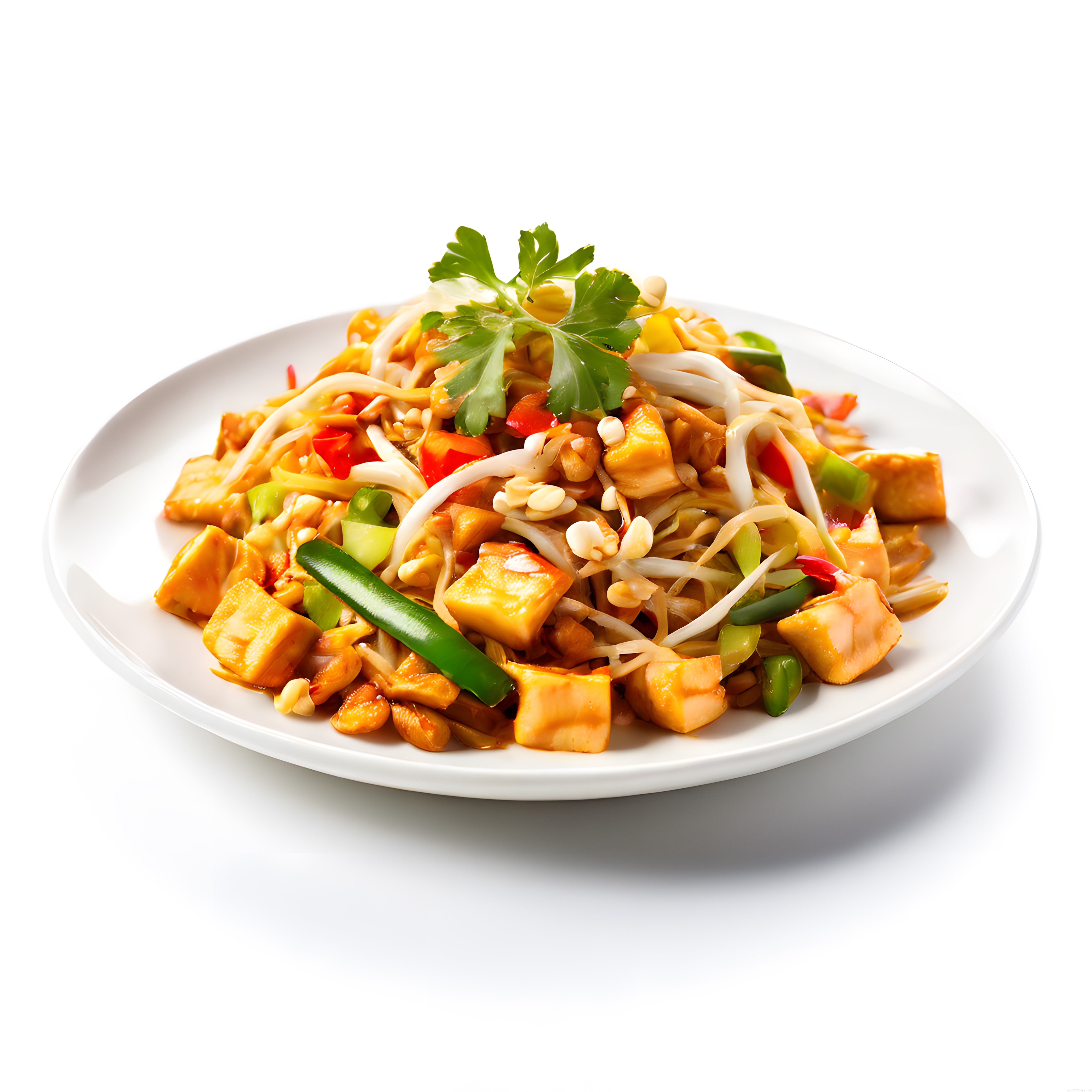 Tofulu Asya Noodle Kasesi: Renkli Sebzelerle Sağlıklı ve Lezzetli Vegan Tarif