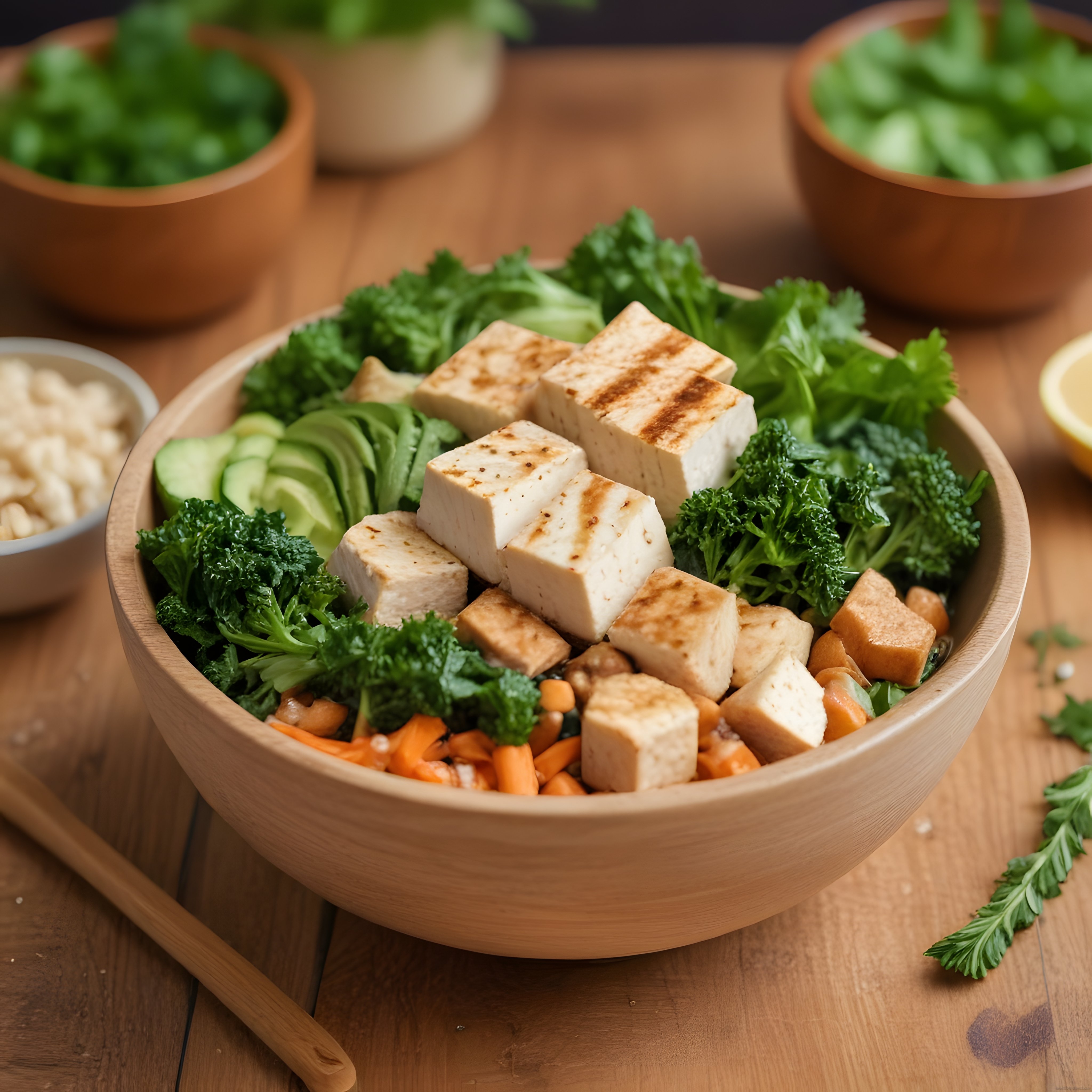 Tofulu Avokadolu Vegan Bowl: Sağlıklı ve Besleyici Bitkisel Öğün