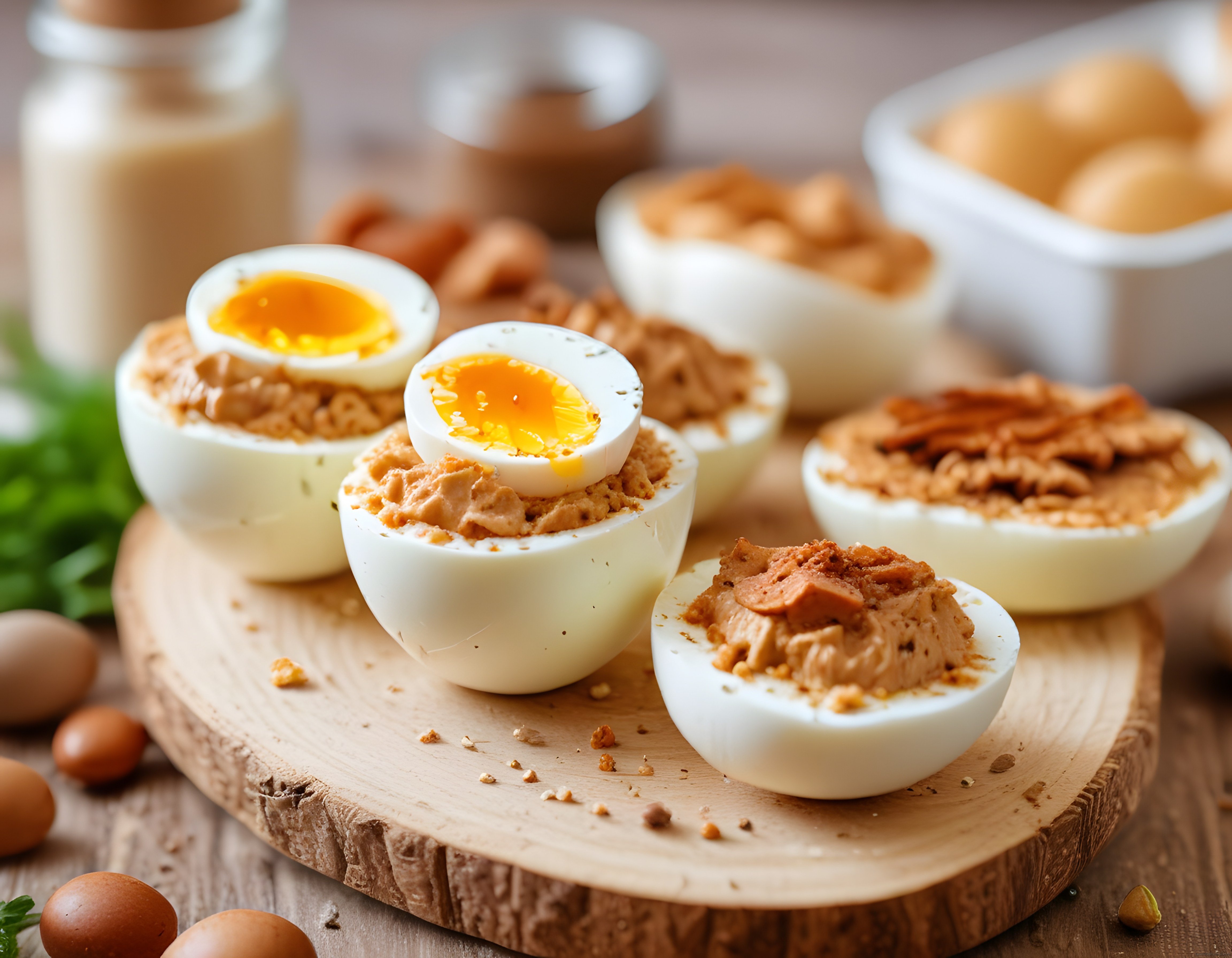 Ton Balıklı Yumurta Dolması: Kahvaltılık ve Meze İçin Pratik Bir Tarif