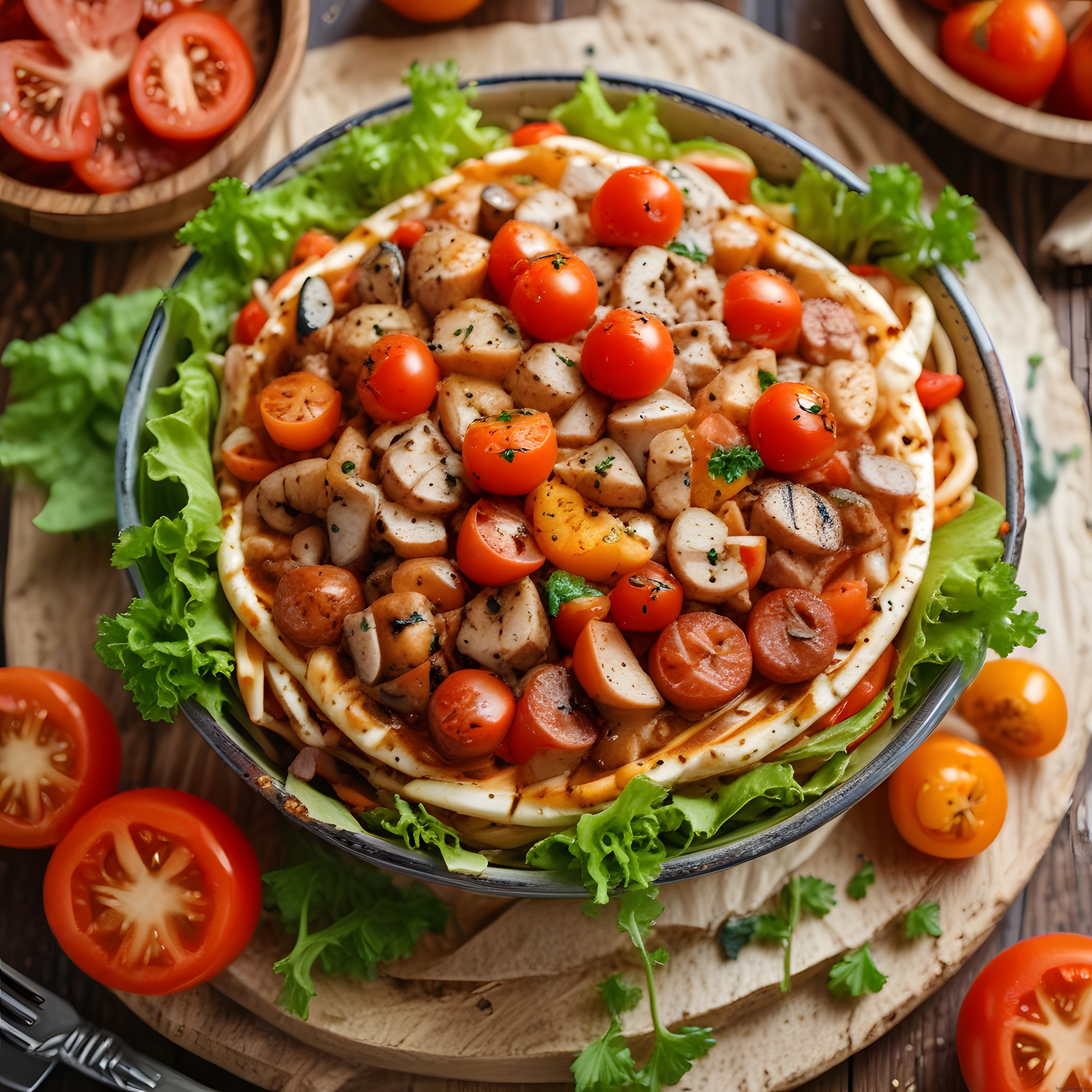 Tortilla Kasede Mantarlı Sosisli Pratik Yemek Tarifi ve Sunum Önerisi