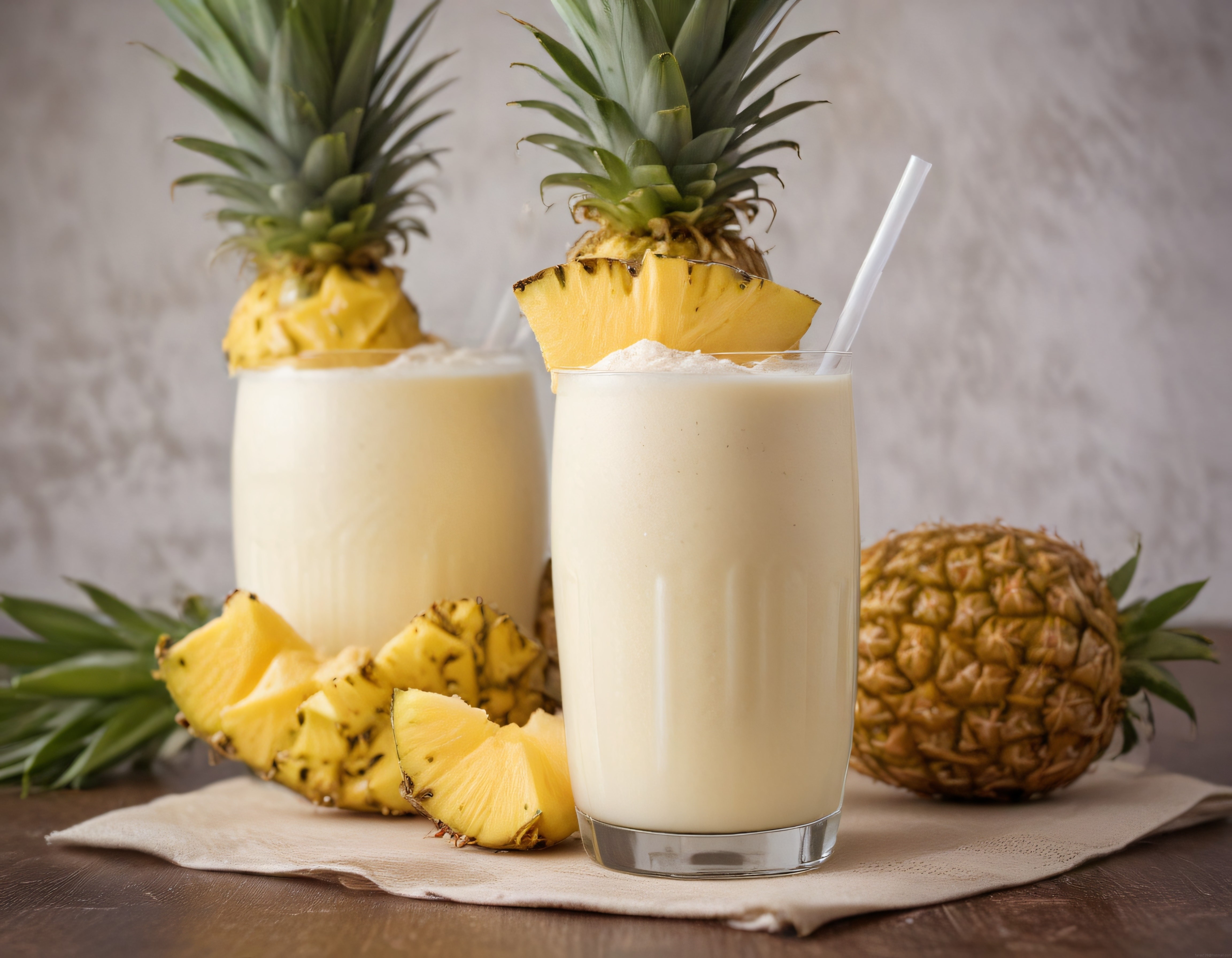 Tropikal Lezzet: Taze Ananaslı Smoothie ve Yaz İçeceği Sunum Önerileri