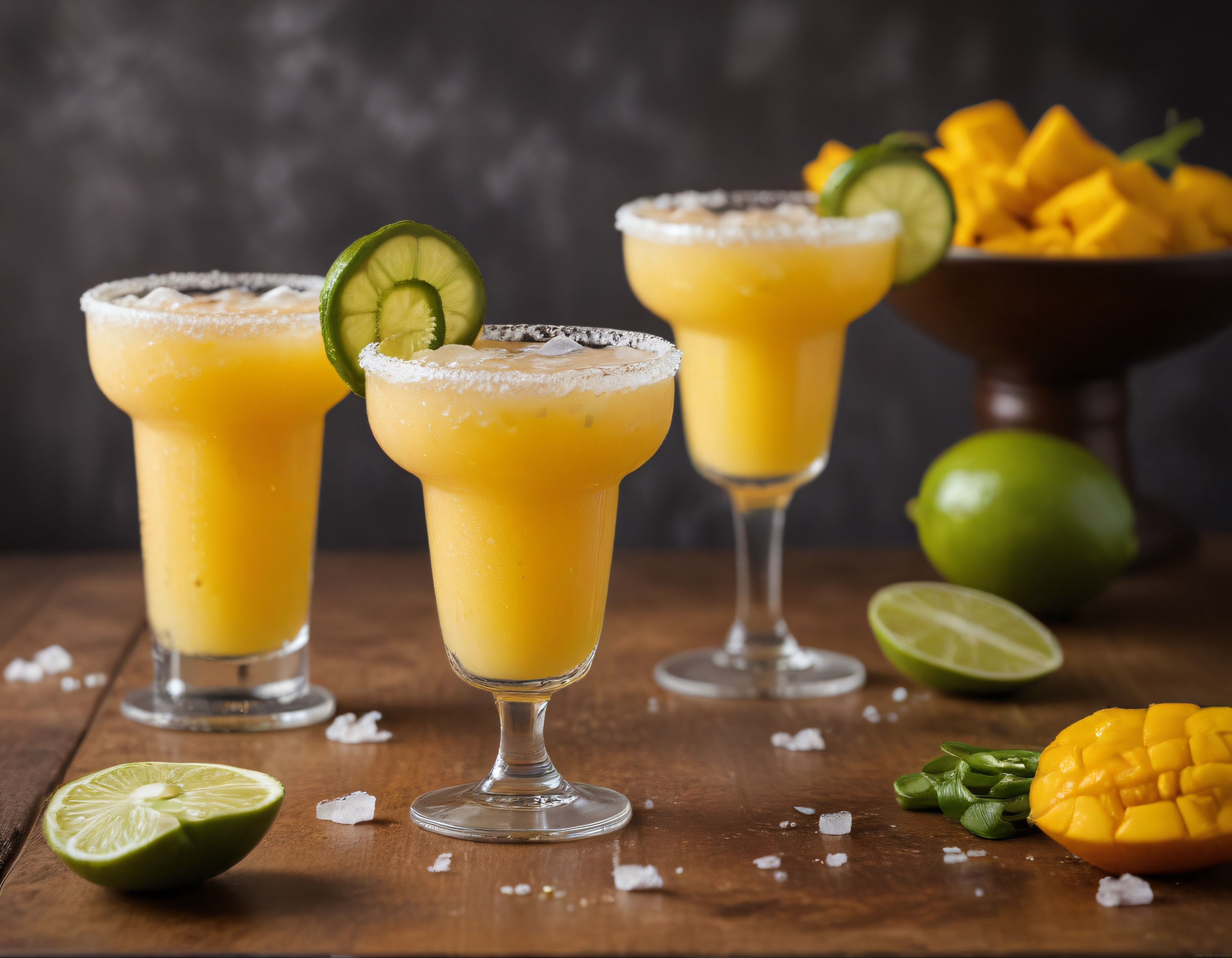 Tropikal Mango Margarita Tarifi: Taze Limon ve Tuz Kenarlı Yaz İçeceği