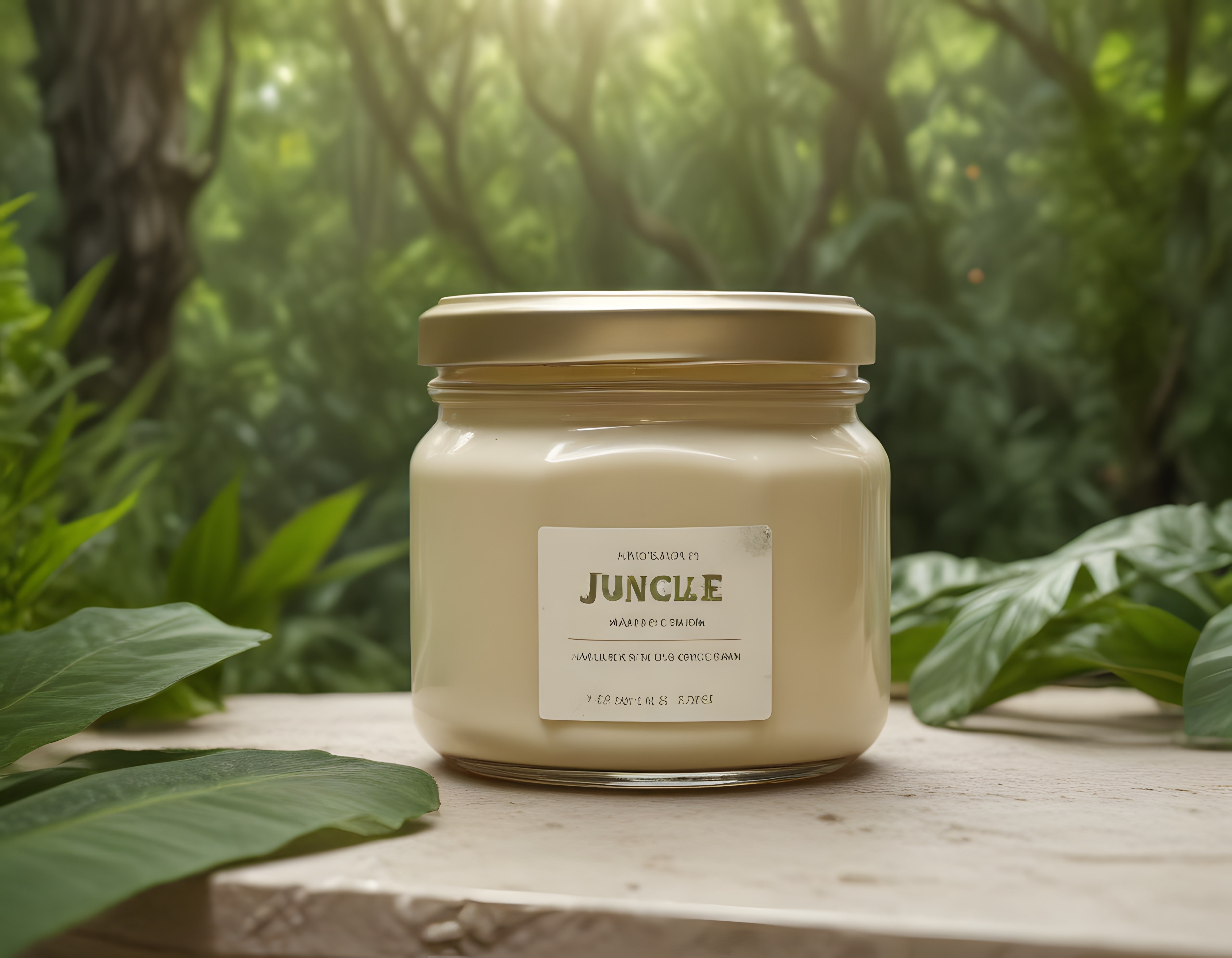 Tropikal Orman Atmosferinde Jungle Temalı Doğal Mum Ürün Tanıtımı