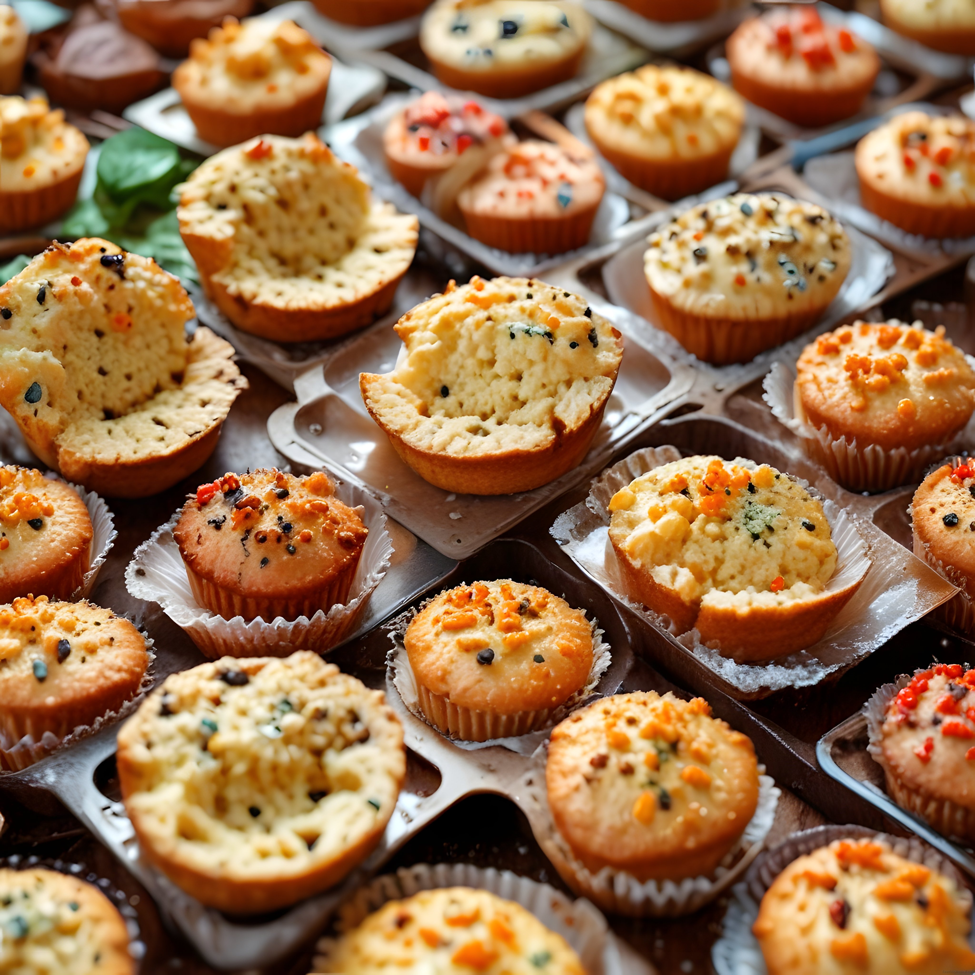 Tuzlu Otlu Muffin ve Kapkek Çeşitleri: Kahvaltılık Atıştırmalık