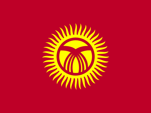 Kırgızistan bayrağı