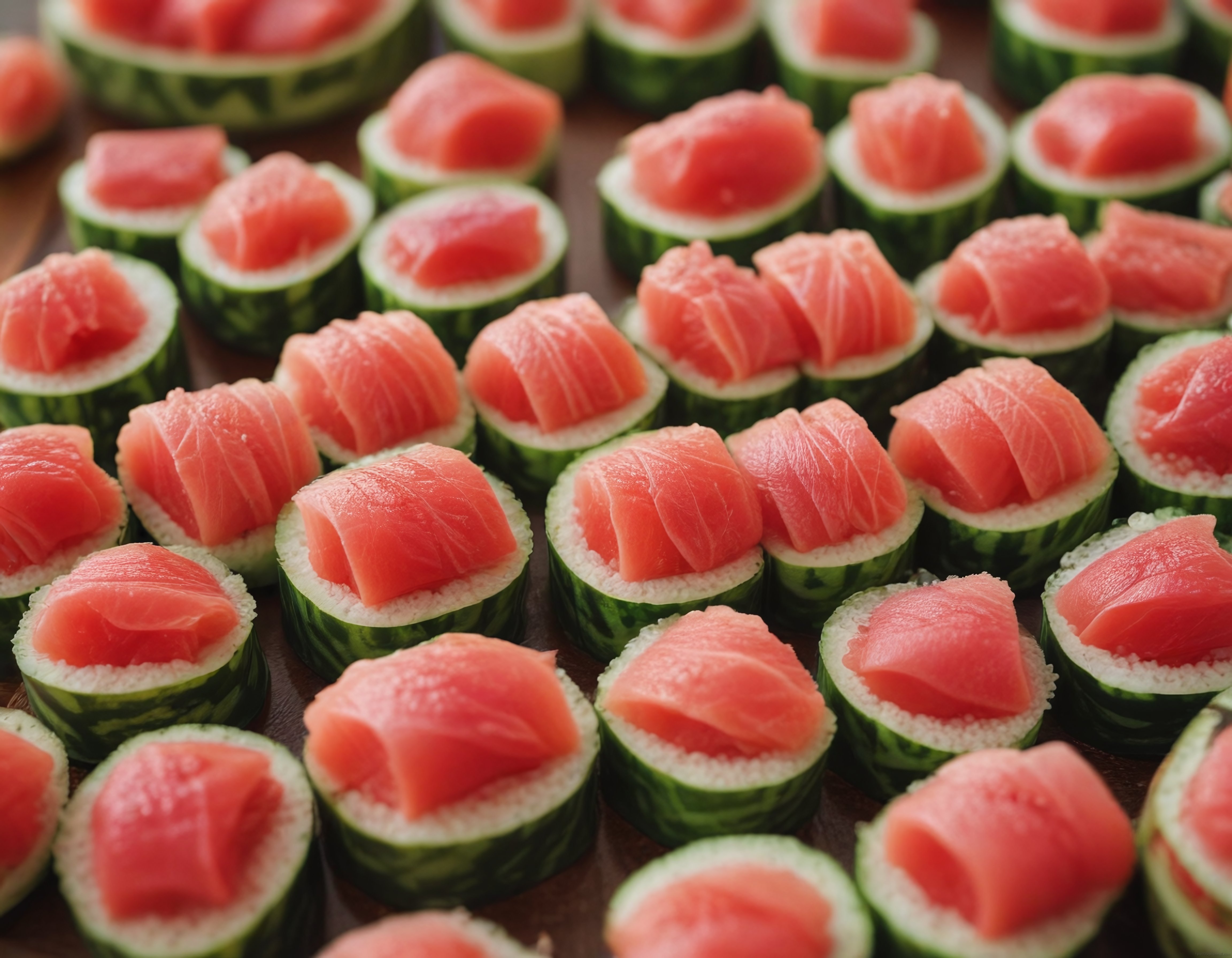 Ustaca Hazırlanmış Taze Somonlu Gunkan Sushi ve Çeşitli Rulo Lezzetleri