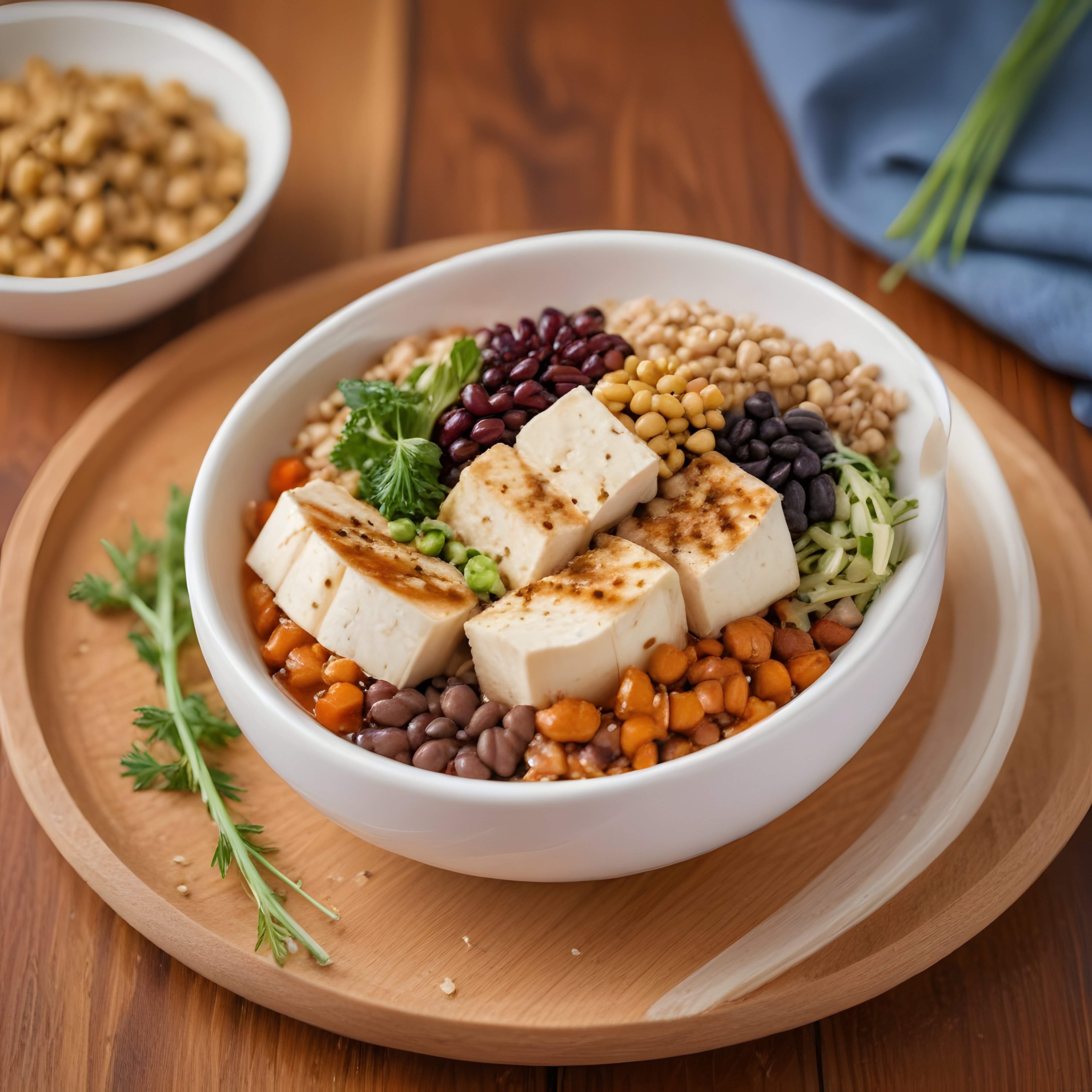 Vegan Buddha Bowl: Tofulu ve Baklagilli Sağlıklı Beslenme Kasesi
