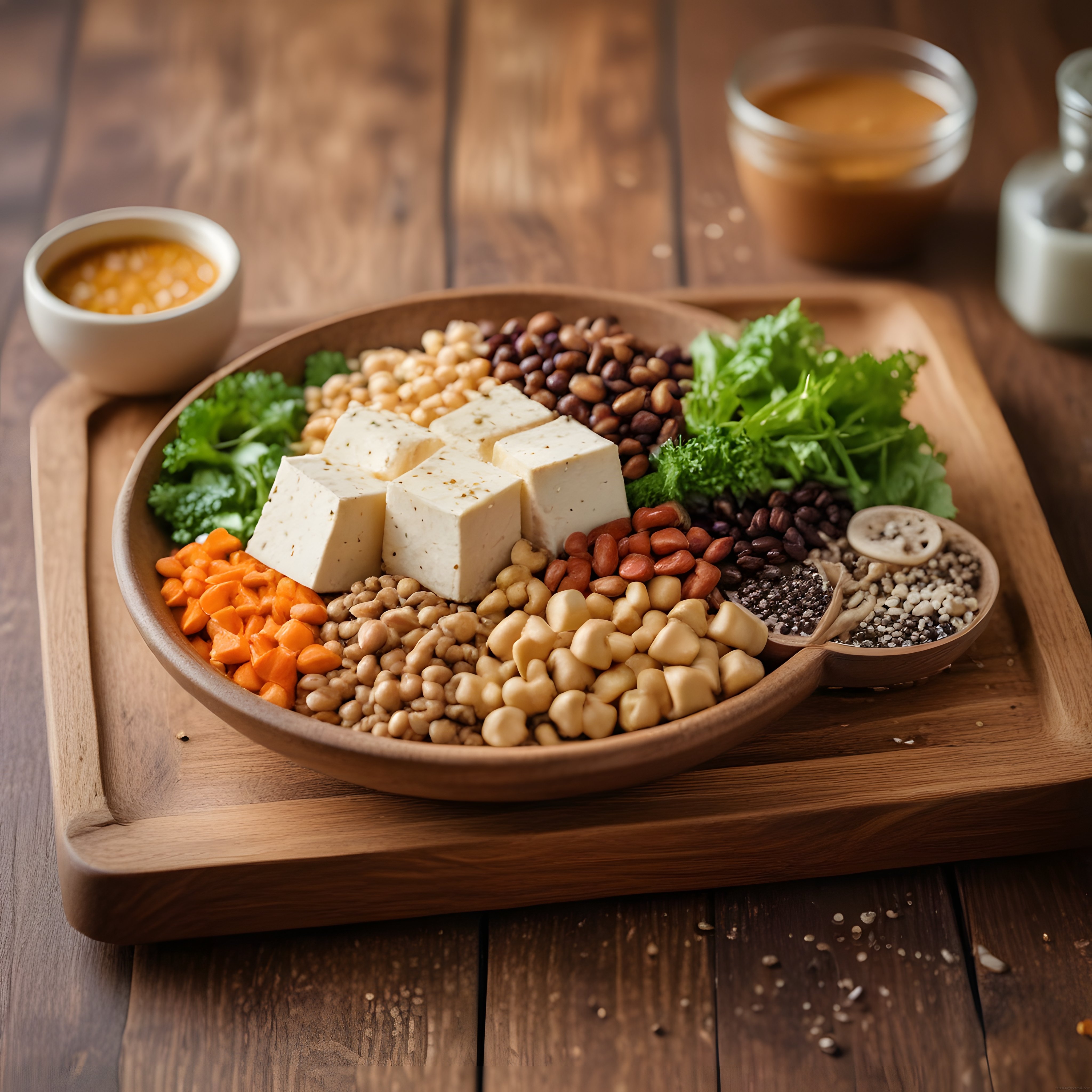 Vegan Protein Kasesi: Tofu, Baklagiller ve Taze Yeşilliklerle Besleyici Öğün