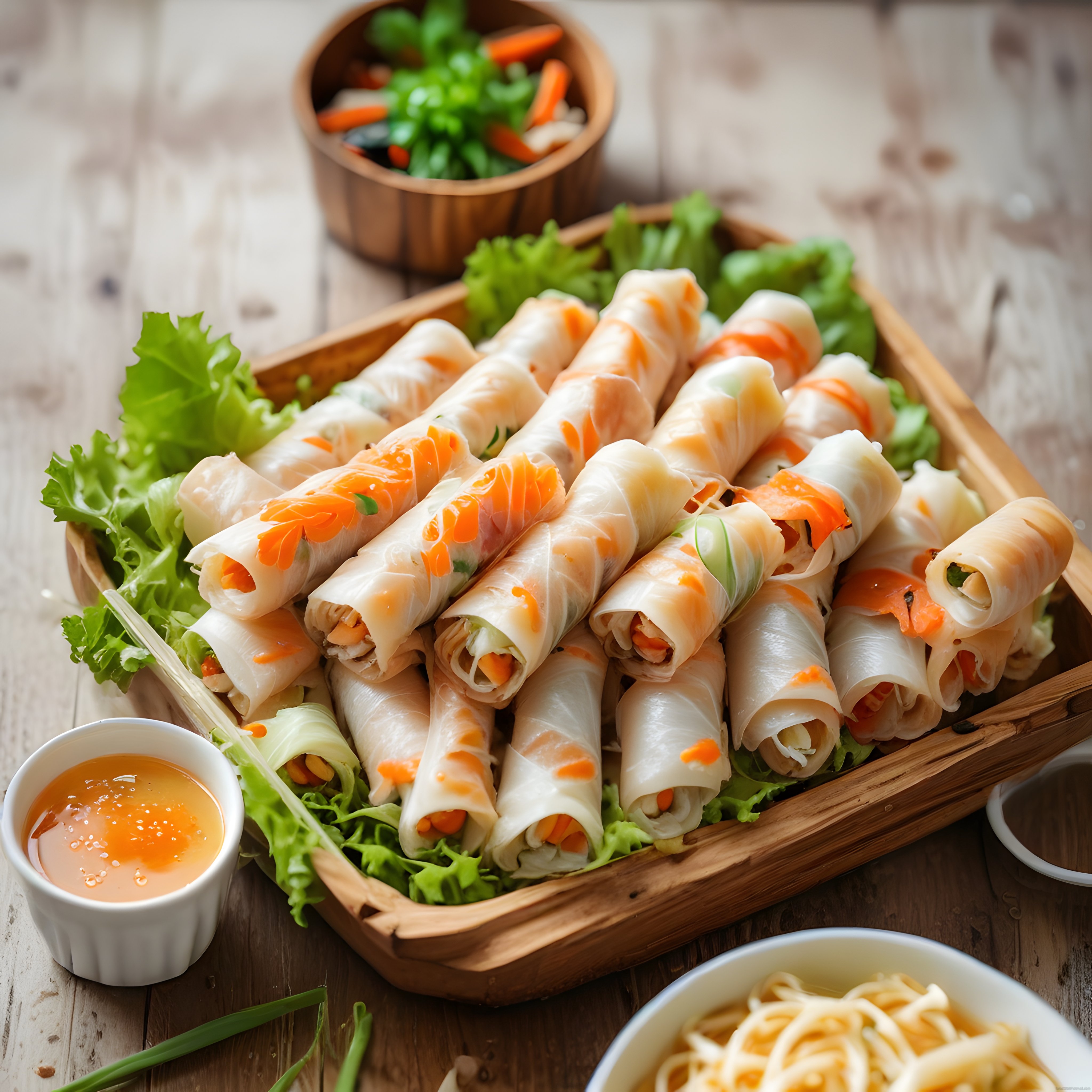 Vietnam Mutfağından Taze Karidesli Spring Roll: Pirinç Kağıdında Sağlıklı Sarma