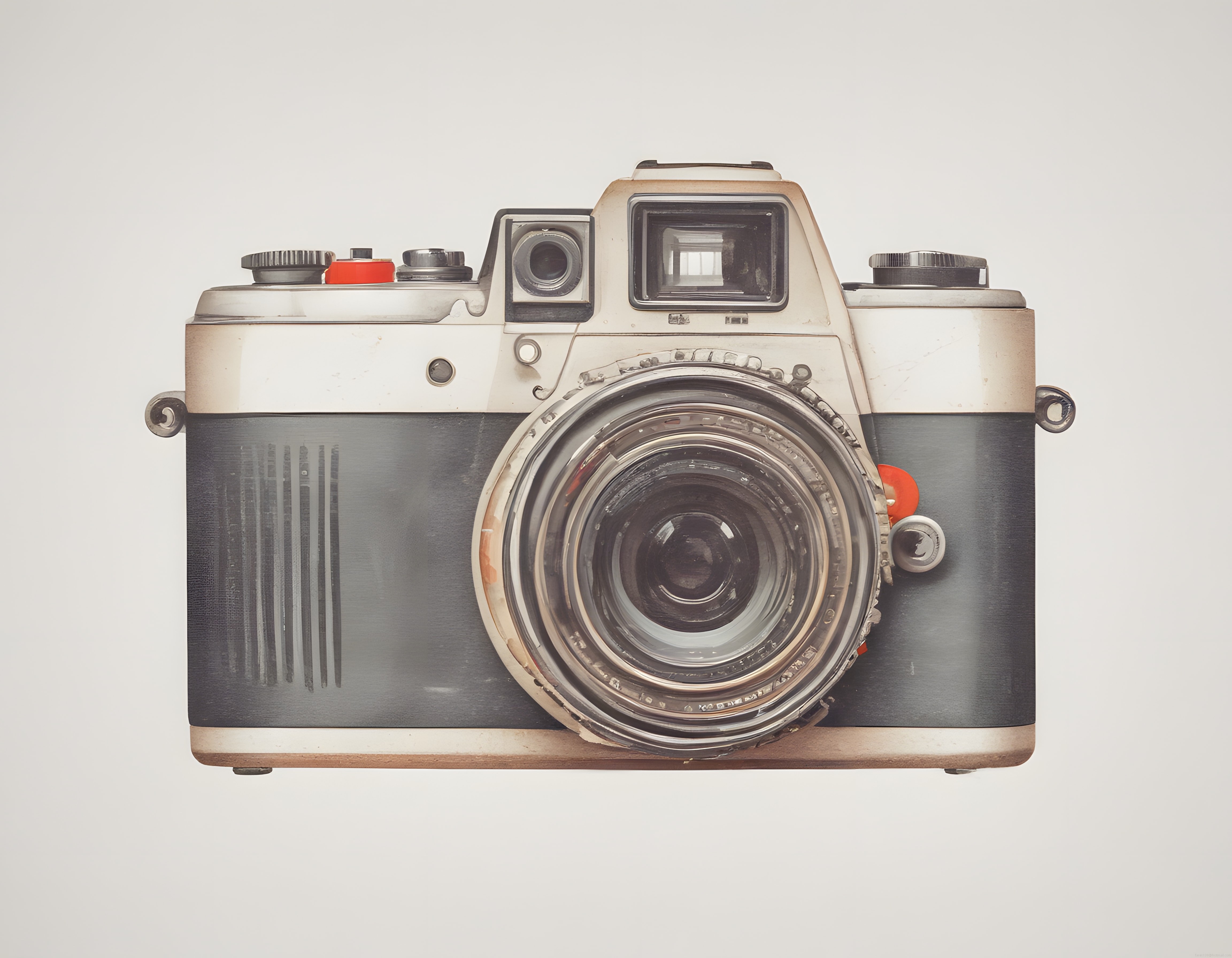 Vintage Analog Fotoğraf Makinesi: Retro Klasik Kamera ve Objektif Detayları
