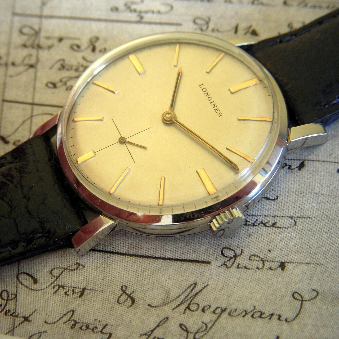 Vintage Longines kol saati grunge eski zaman