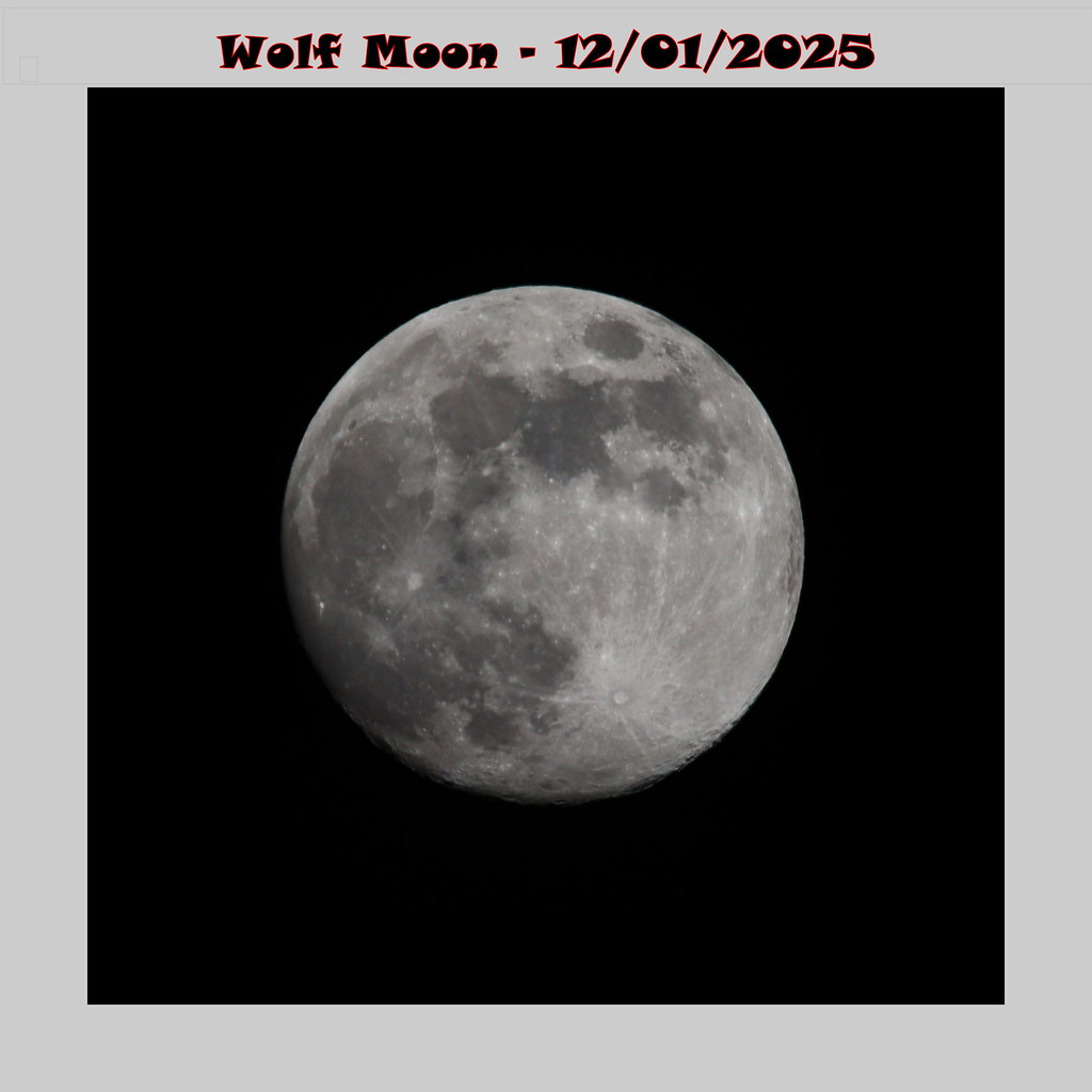 Wolf Moon 2025: Siyah Zeminde Net Dolunay Kratörleri ve Detayları