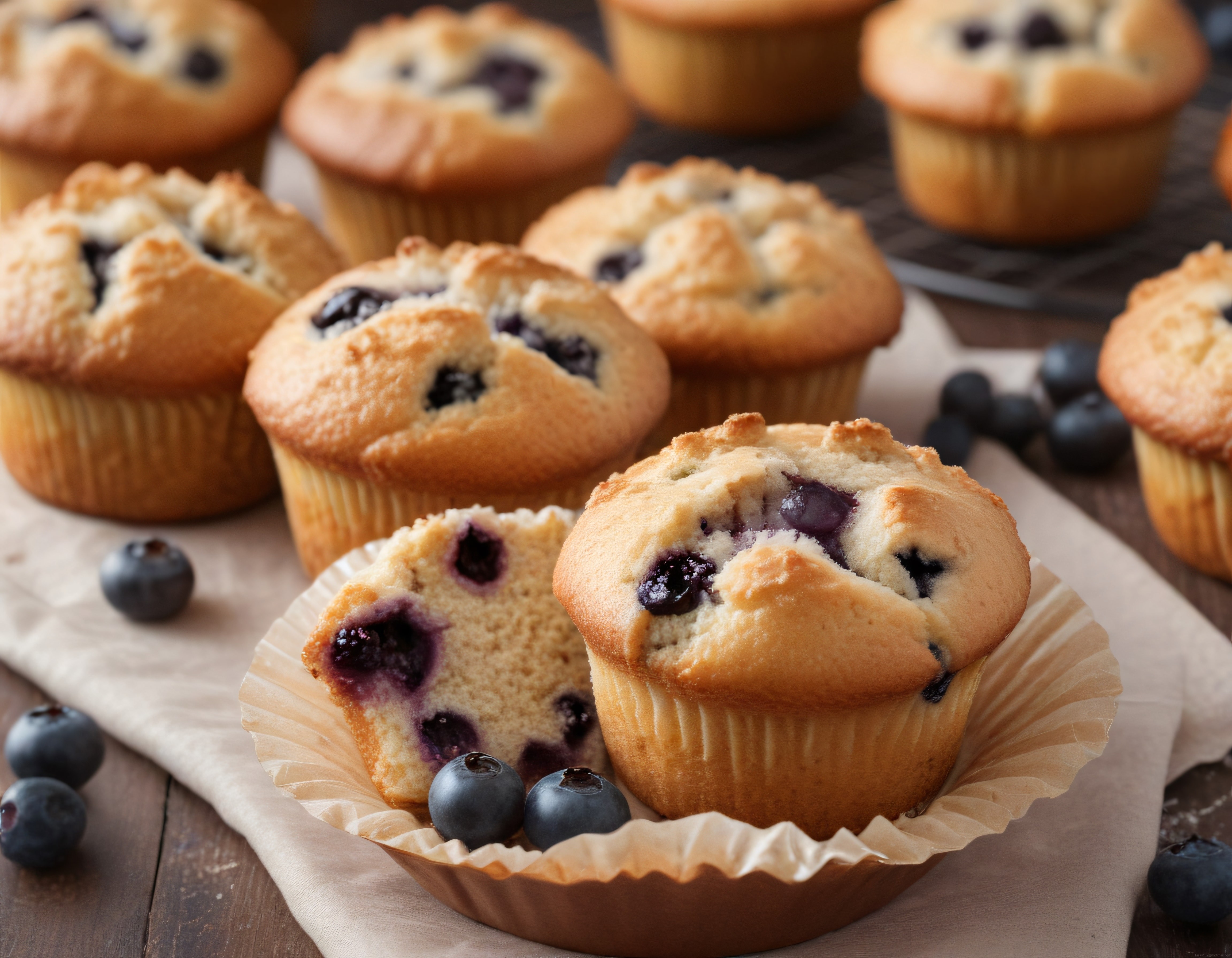Yaban Mersinli Muffin Tarifi: Yumuşacık ve Ev Yapımı Muffinler