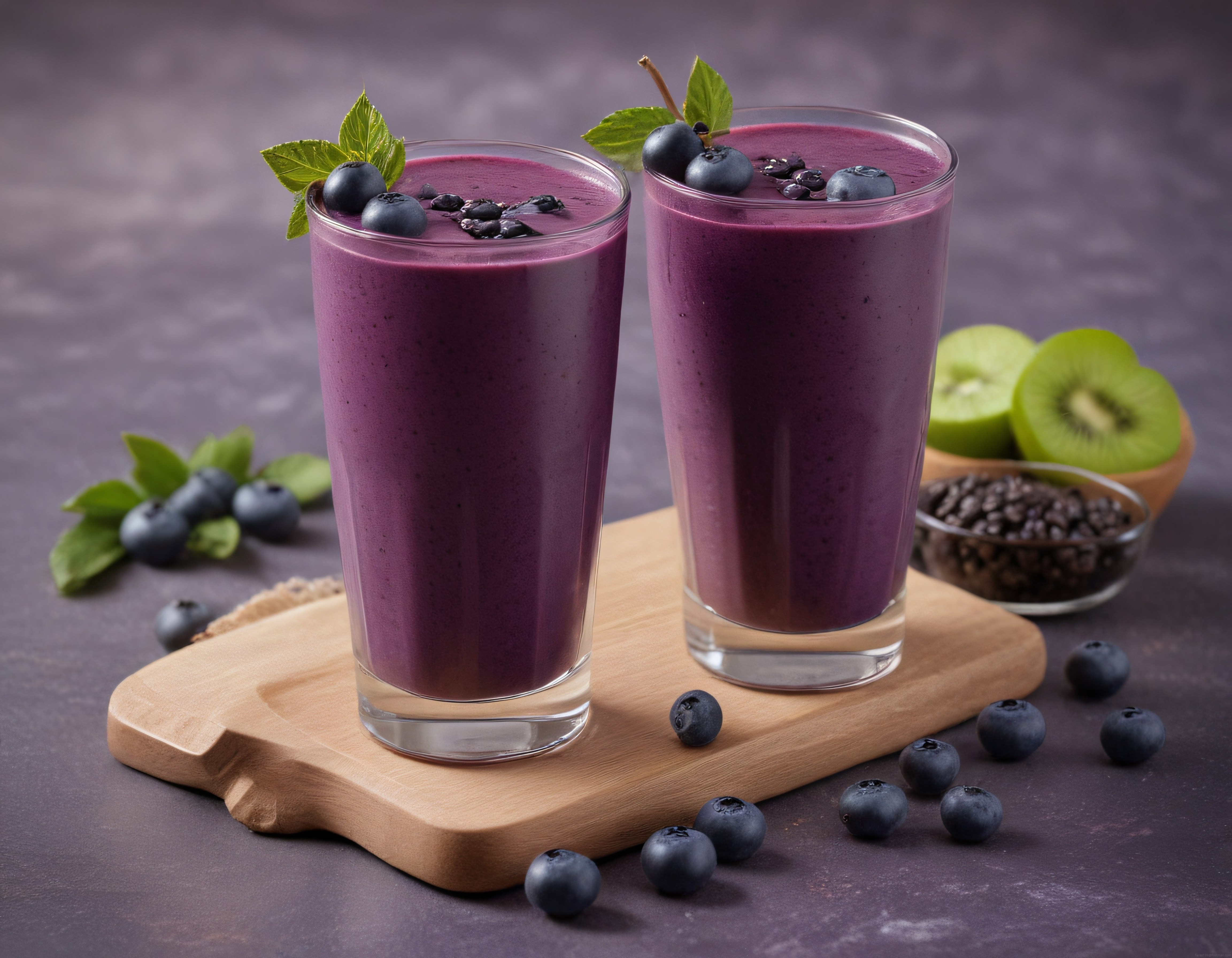 Yaban Mersinli ve Kivili Smoothie: Sağlıklı Kahvaltı İçeceği Tarifi