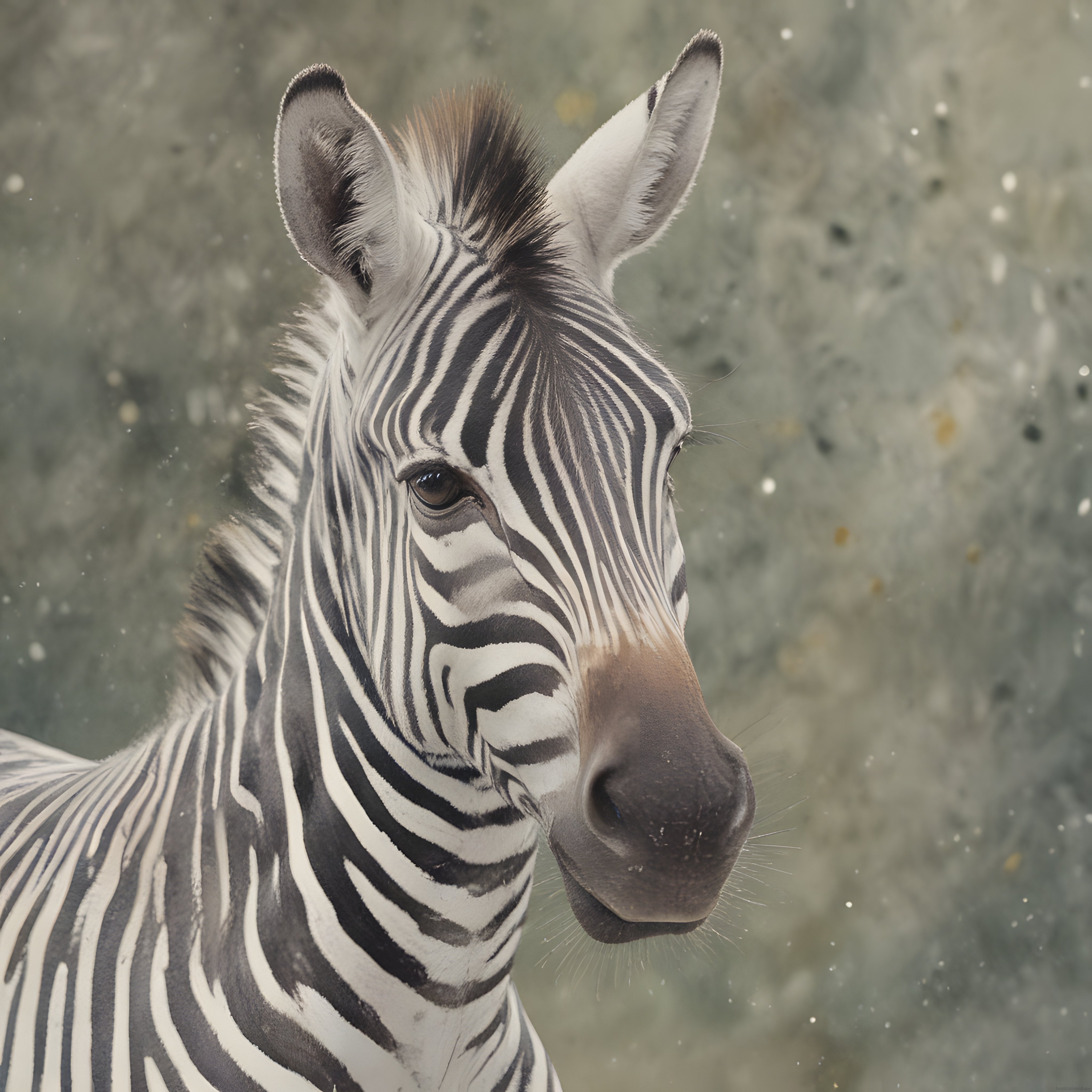 Yakın Çekim Zebra Portresi: Doğal Ortamdaki Eşsiz Siyah Beyaz Desenler