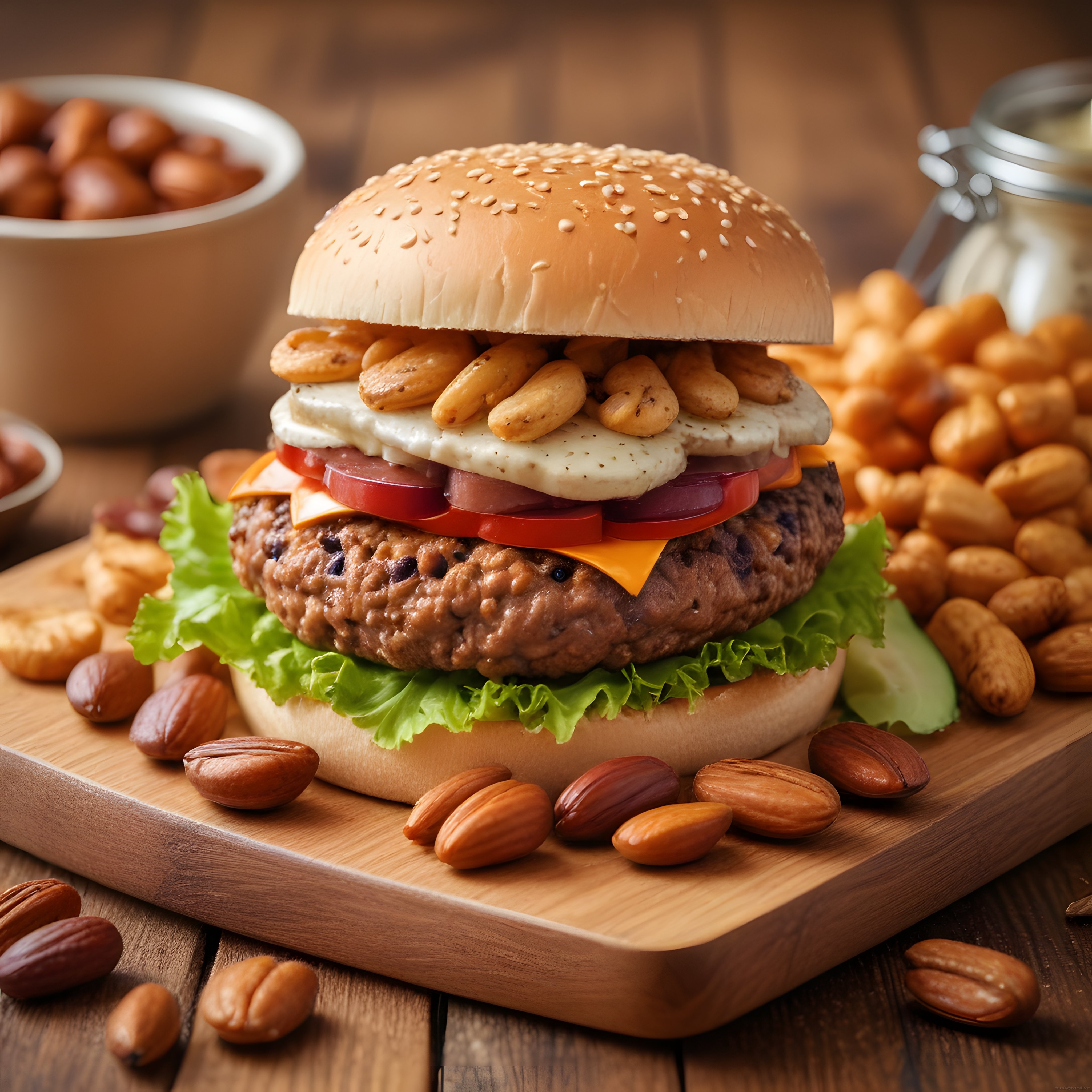 Yer Fıstıklı Gourmet Burger Tarifi: Evde Yapılan Efsane Lezzet