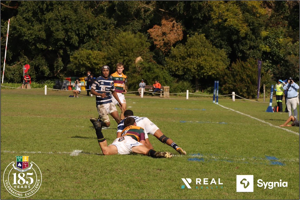 Yeşil Saha Üzerinde Rugby Maçı ve Kıyasıya Mücadele Anları