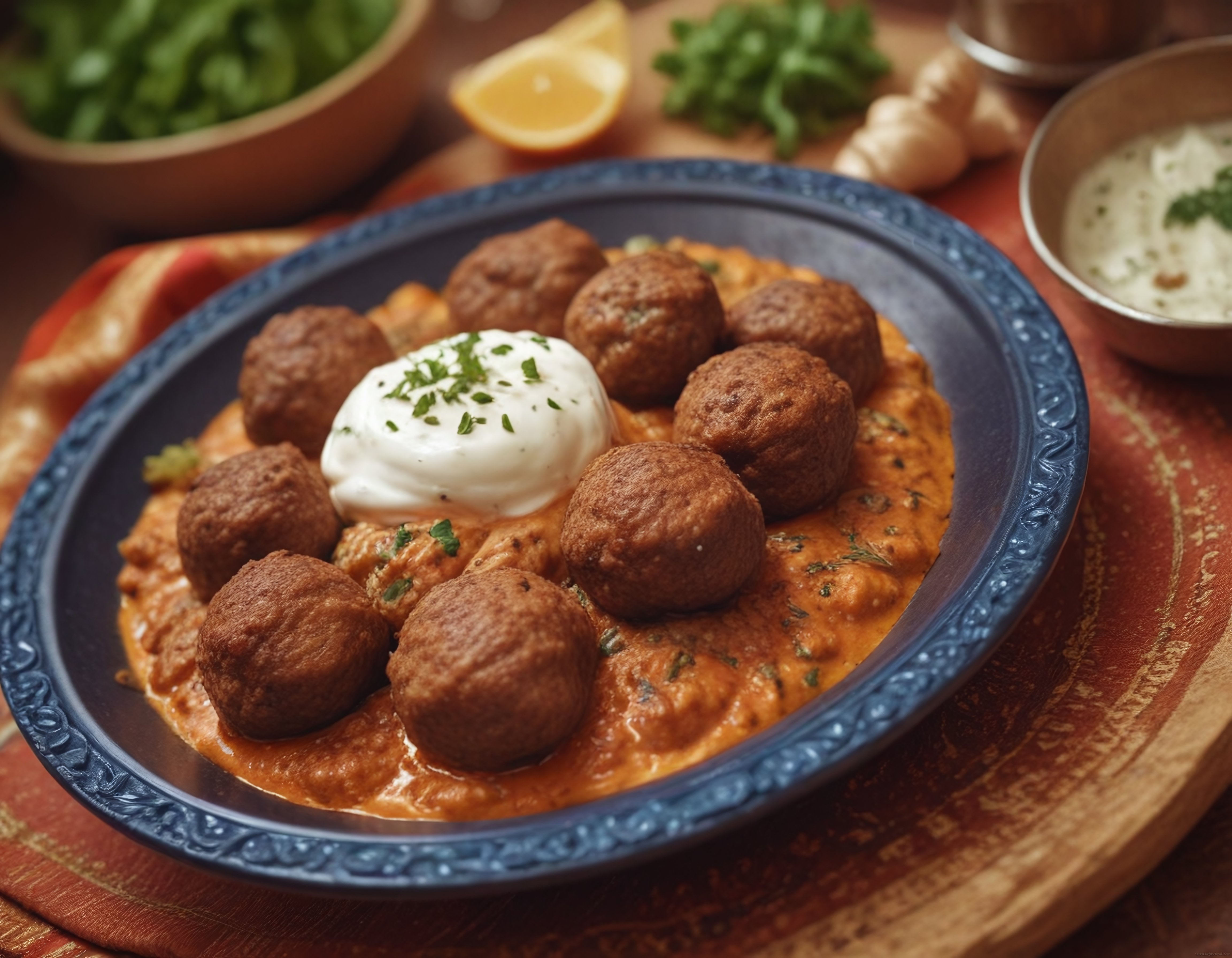 Yoğurt ve Domates Soslu Lezzet Dolu Köfte Tarifi – Ev Yapımı Nefis Sunum