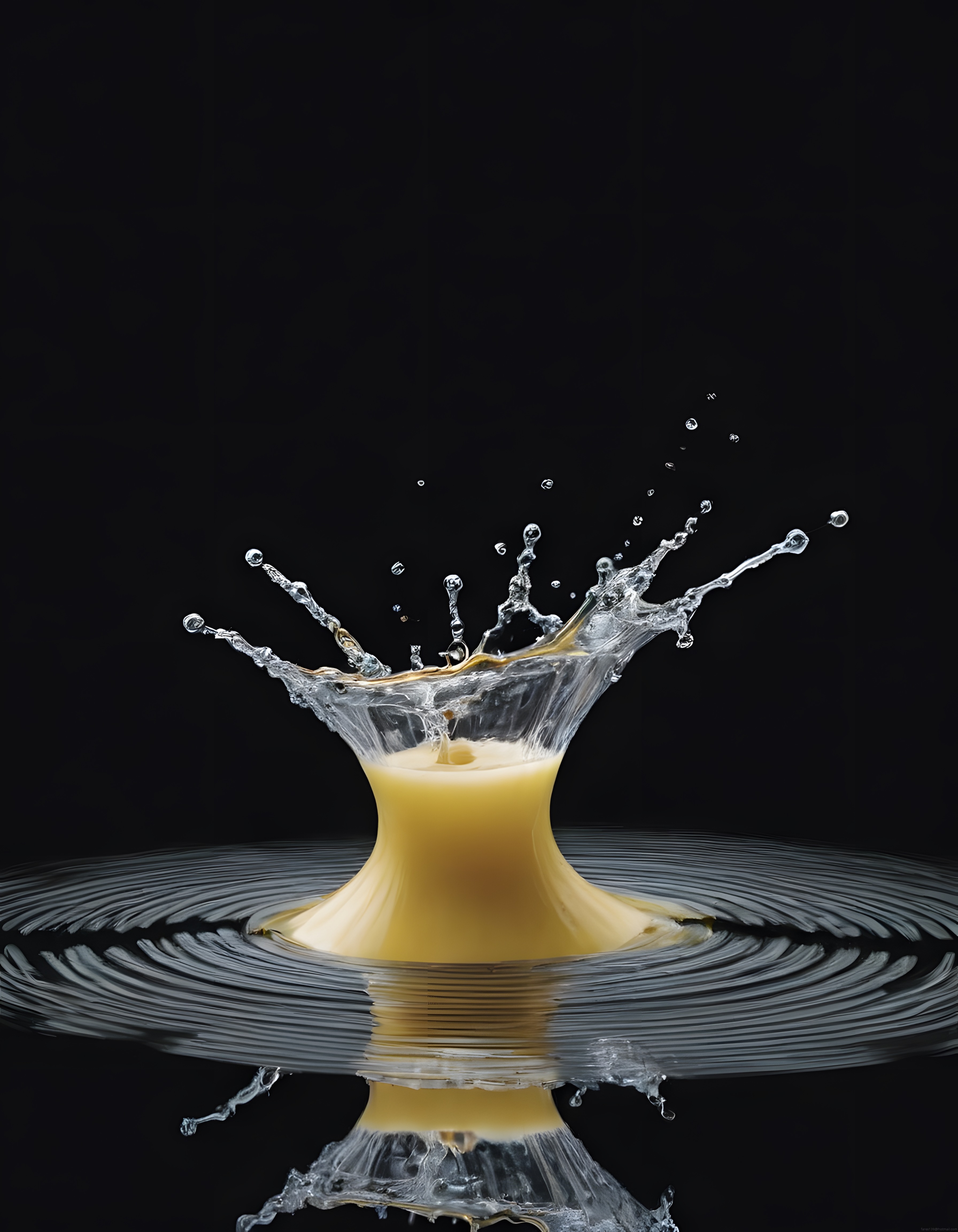Yüksek Hızlı Fotoğraf Sanatında Süt Damlası Etkisi ve Muhteşem Sıvı Splash Anı