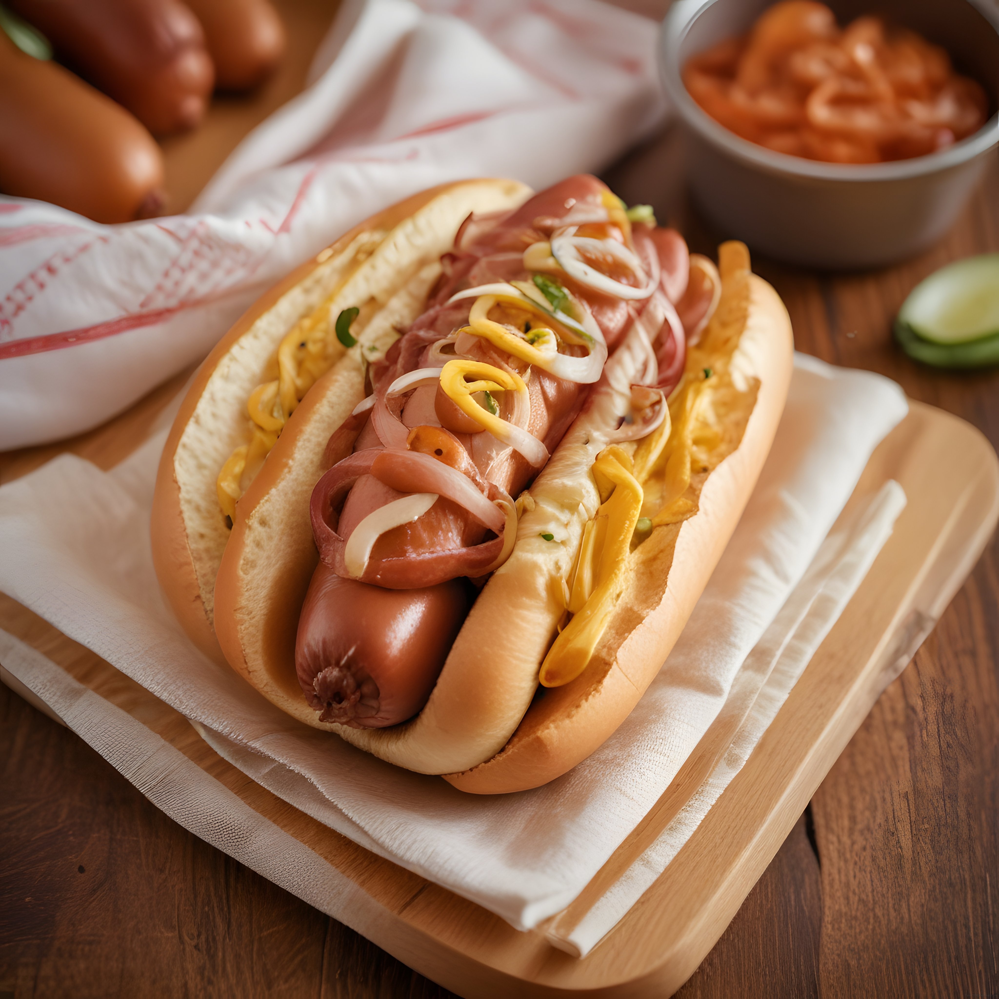 Yumurtalı ve Pastırmalı Ev Yapımı Hot Dog: Kahvaltılık Sokak Lezzeti