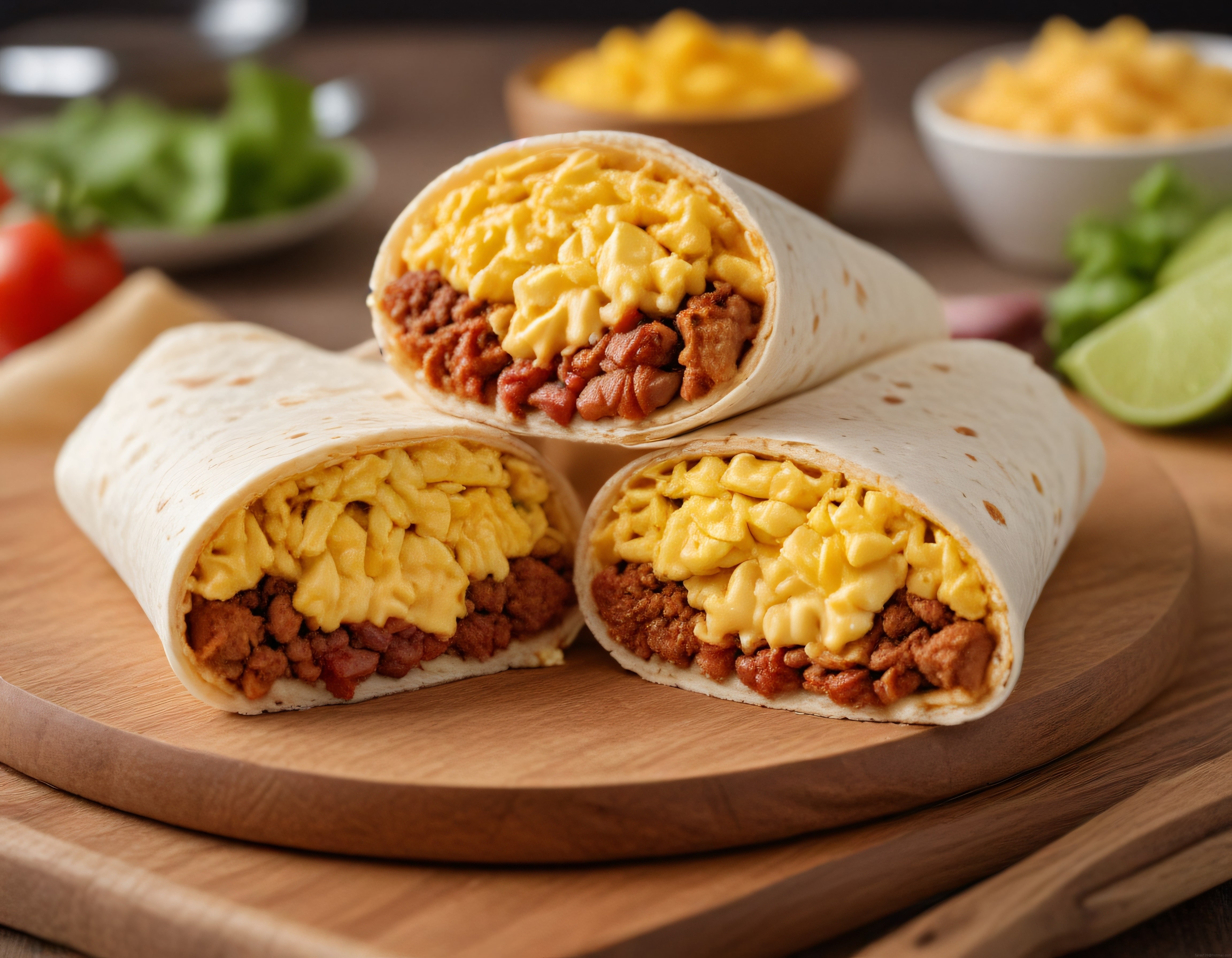 Yumurtalı ve Sosisli Kahvaltı Burritosu: Doyurucu ve Pratik Bir Öğün