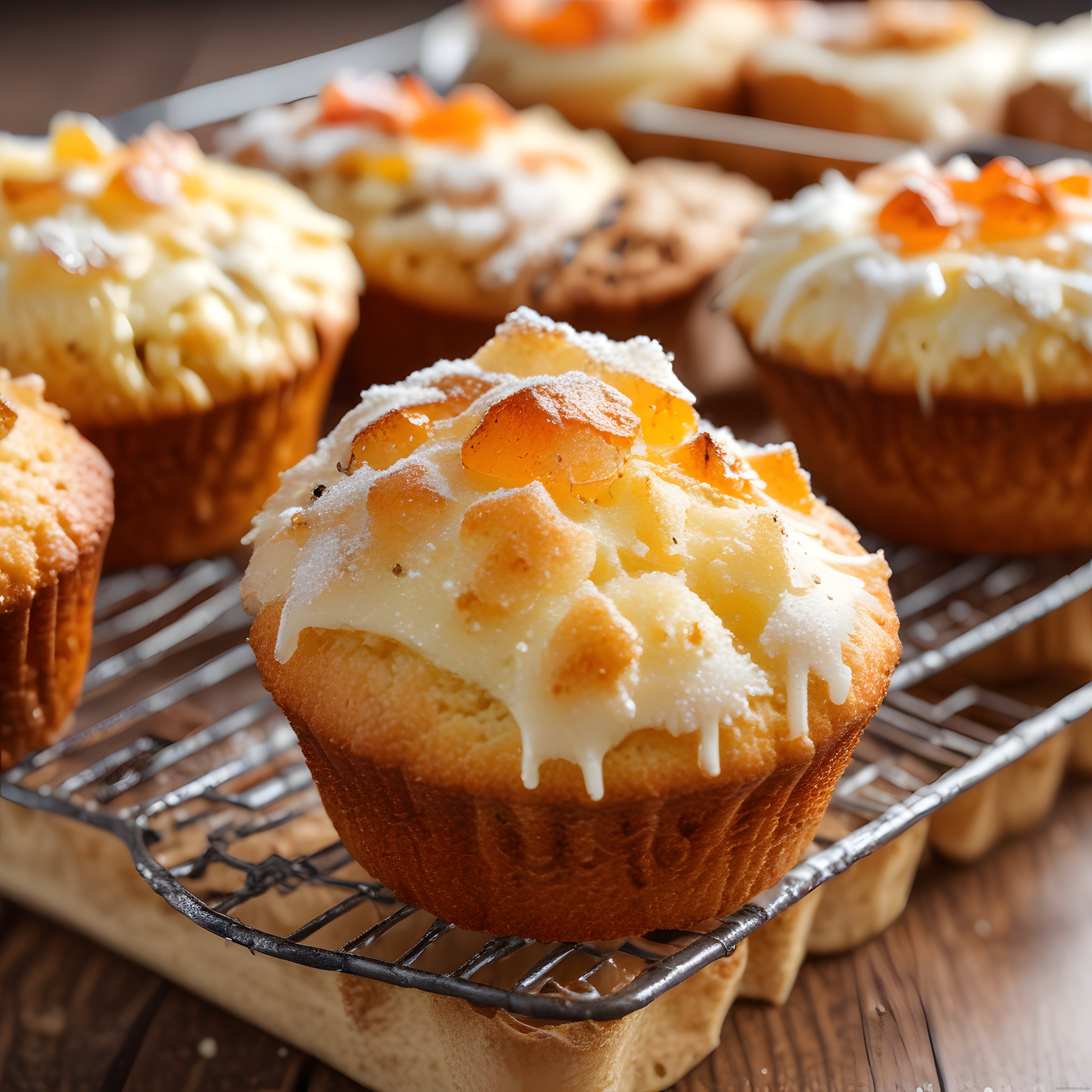 Yumuşacık Kayısılı Muffinler: Ev Yapımı Glazürlü Tatlı Kek Tarifleri