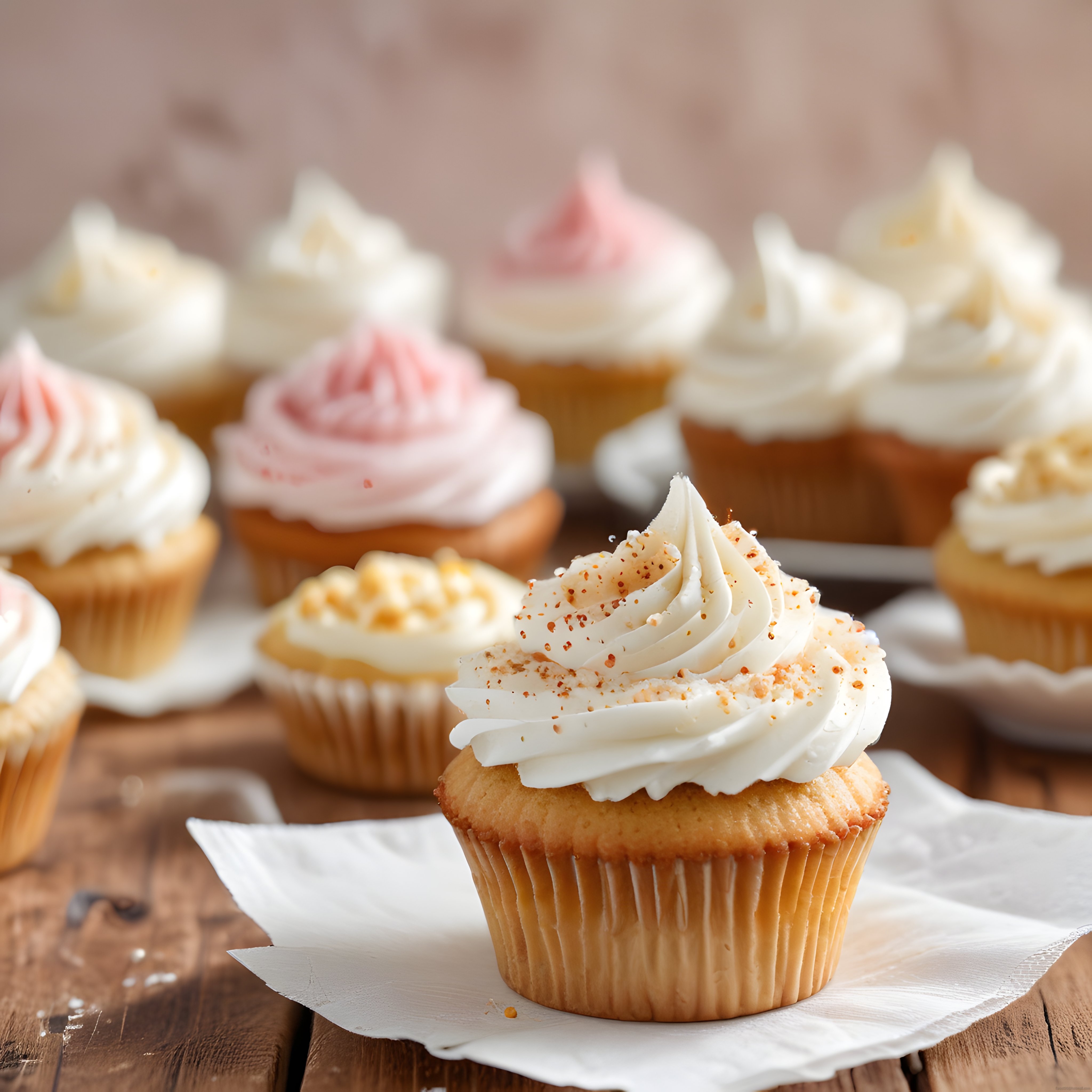 Yumuşacık Kek ve Kremalı Süslü Cupcake'lerle Lezzetli Tatlı Anlar