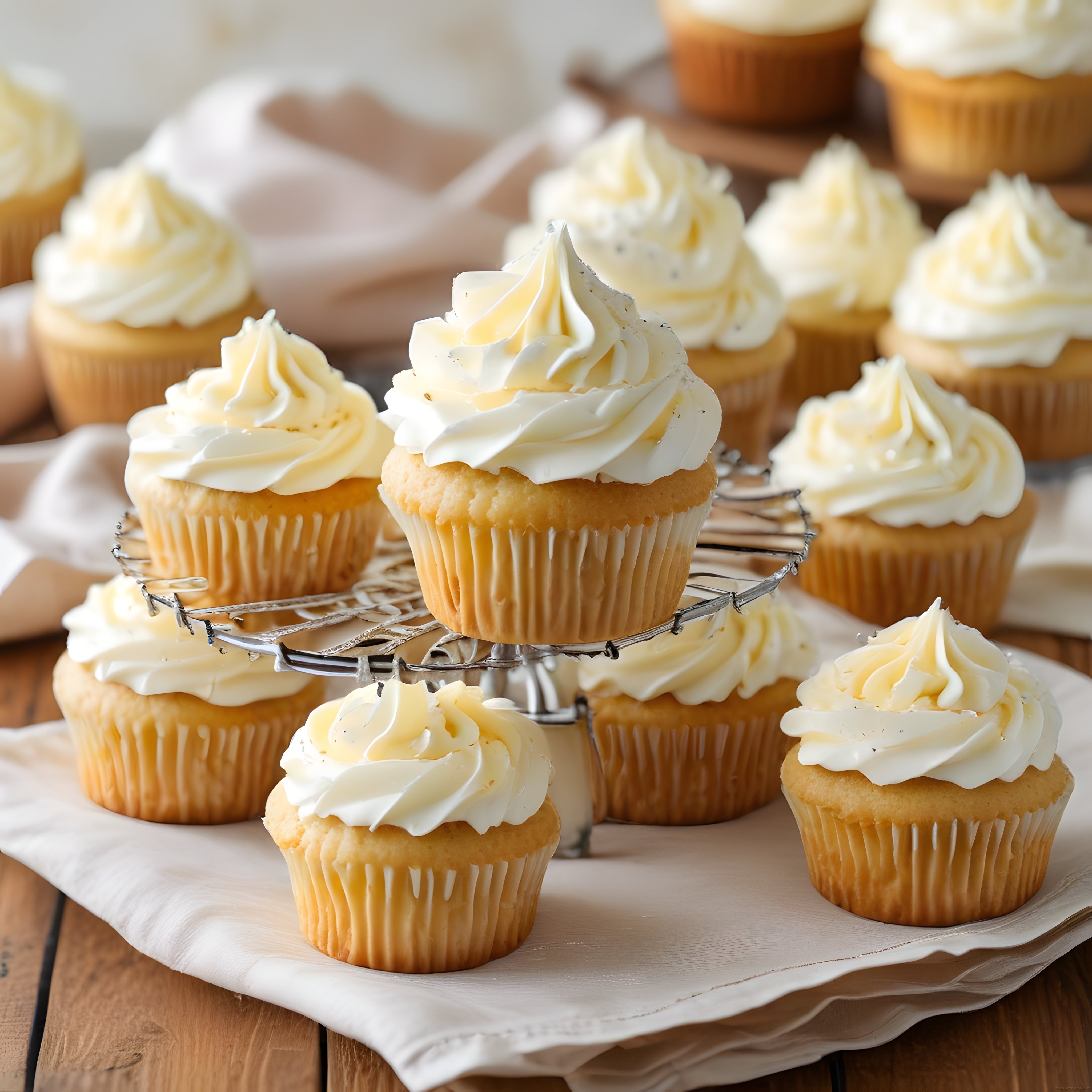Yumuşacık Vanilya Cupcakeler ve Krema Süsleme ile Efsane Tatlı Tarifi