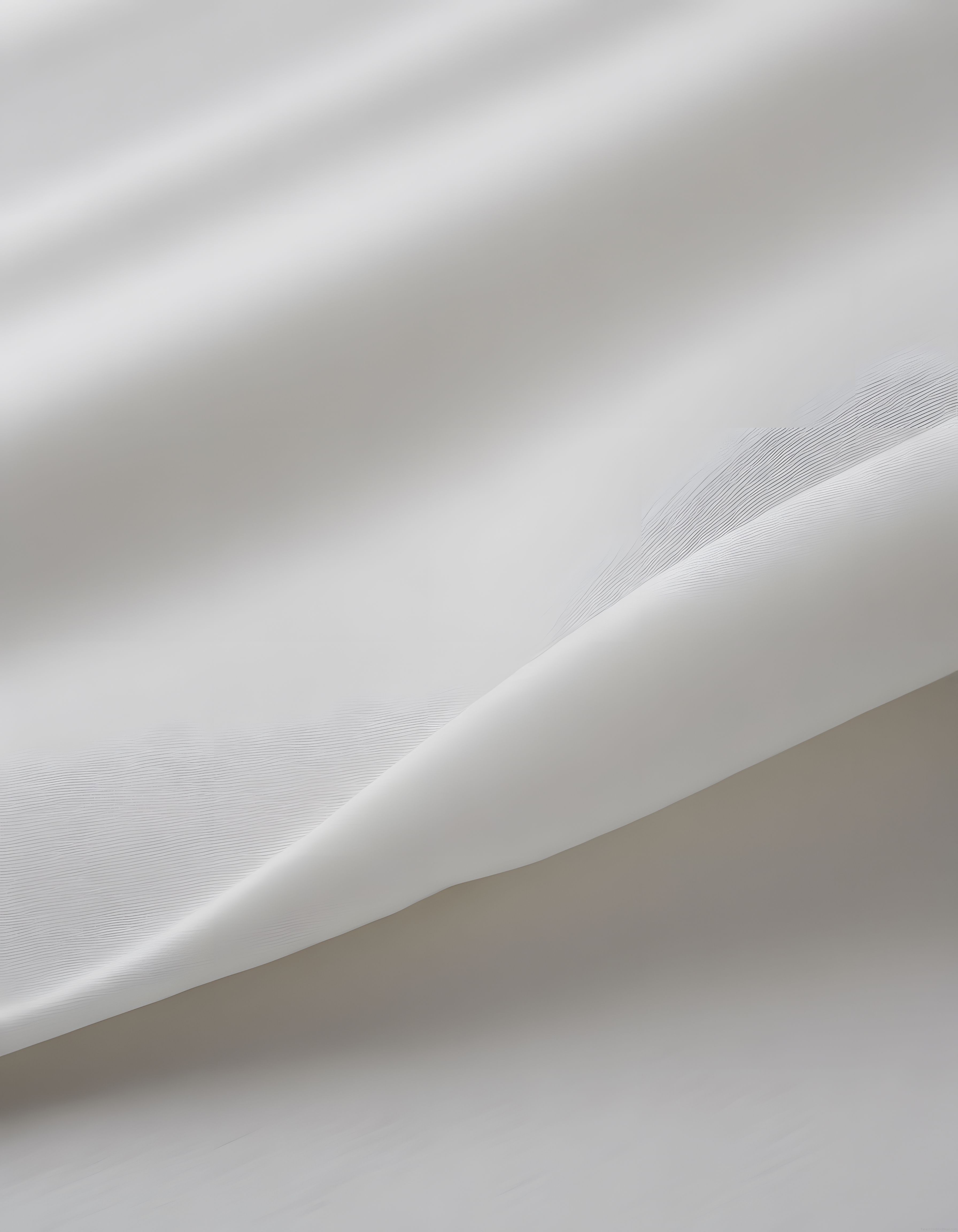 Yumuşak Beyaz Kumaş ve Işık Gölgesiyle Minimalist Arka Plan Tasarımı