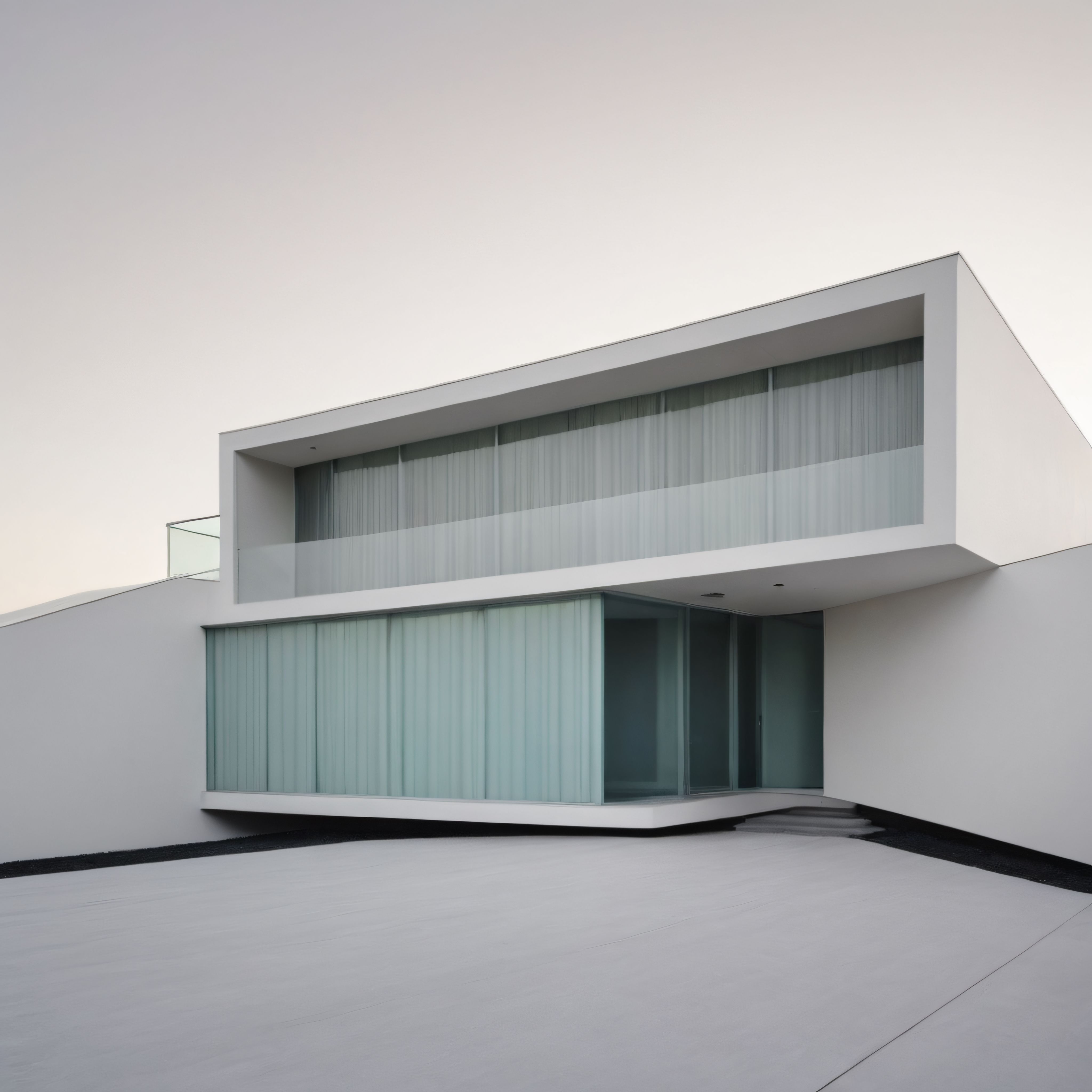 Yumuşak Işıkta Beyaz Geometriler: Modern Mimari ve Sessiz Lüksün Buluşması