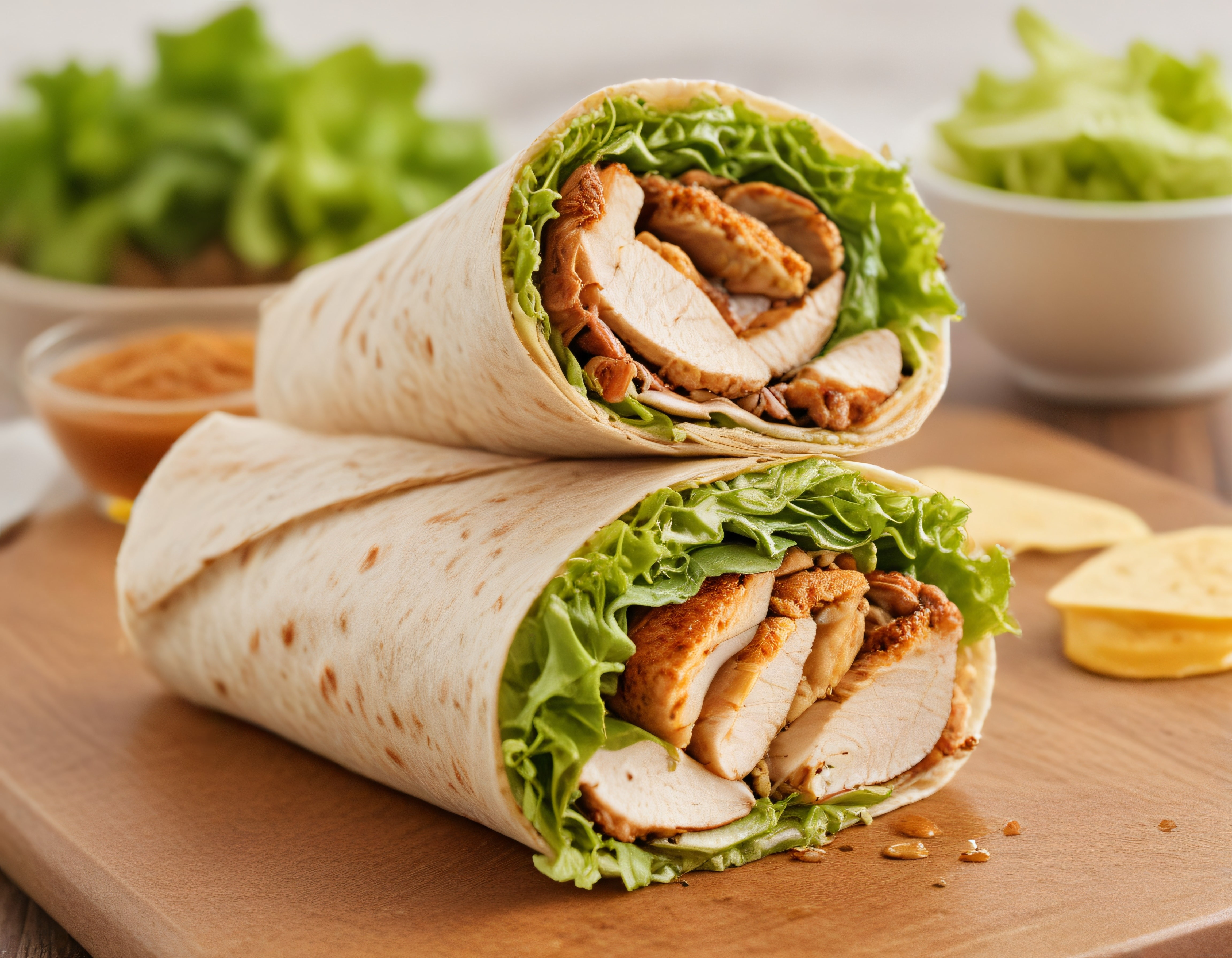 Yumuşak Tortilla Arası Tavuklu Wrap Tarifi: Pratik ve Doyurucu Öğün