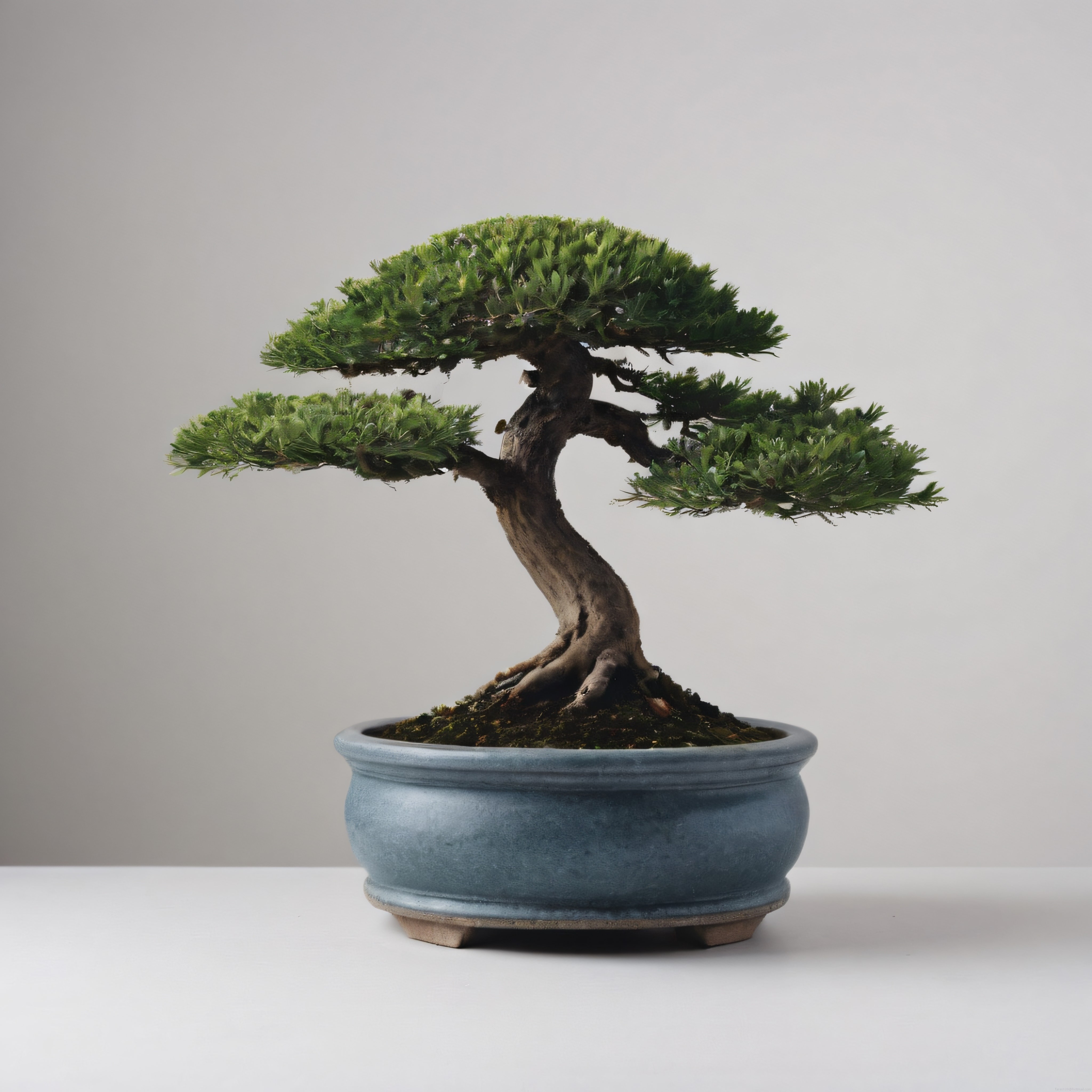 Zen Bahçelerinin Minyatür Mucizesi: Eşsiz Formlu Bonsai Ağacı Stüdyo Çekimi
