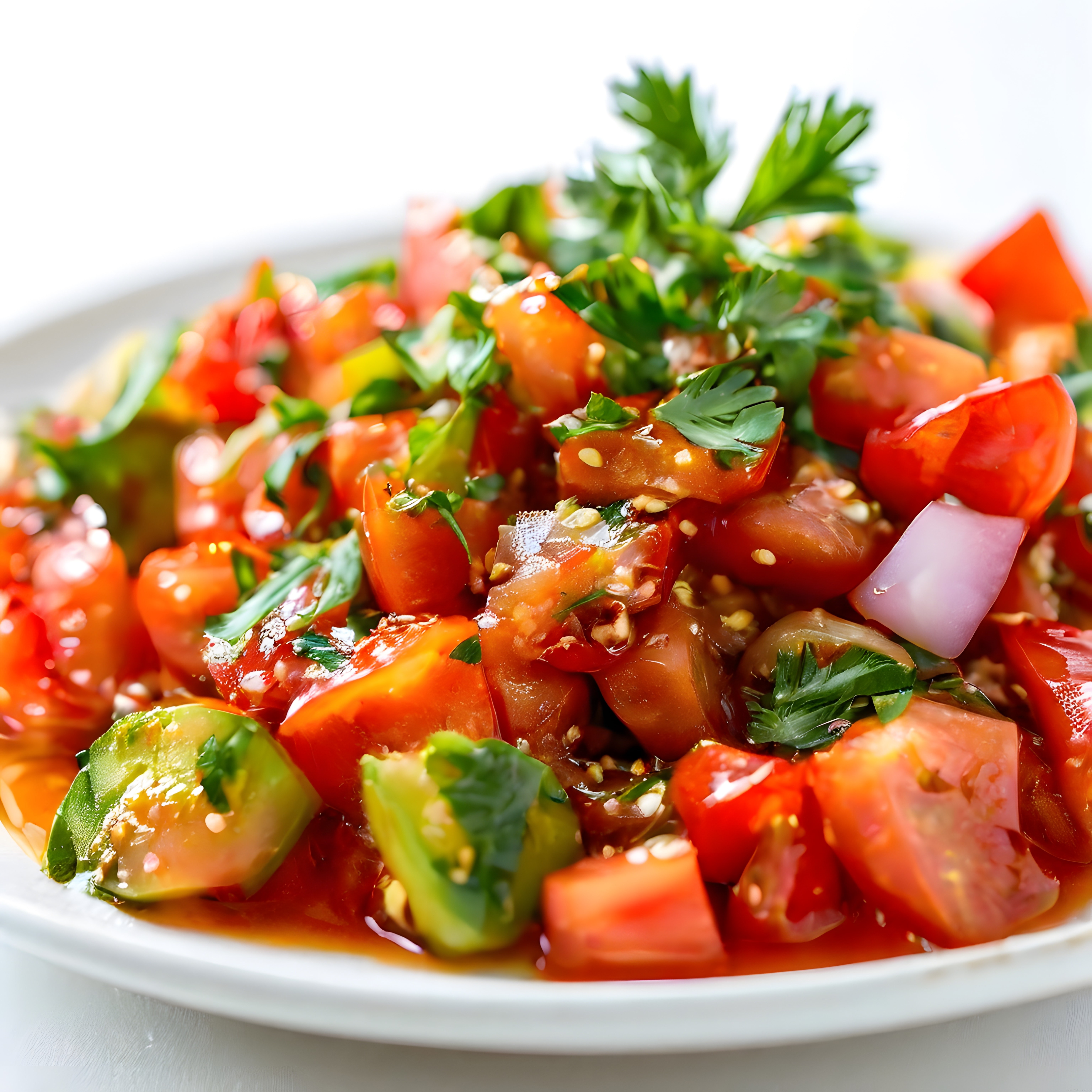 Zeytinyağlı Domates Salatalık Salatası: Pratik ve Sağlıklı Yaz Tarifi