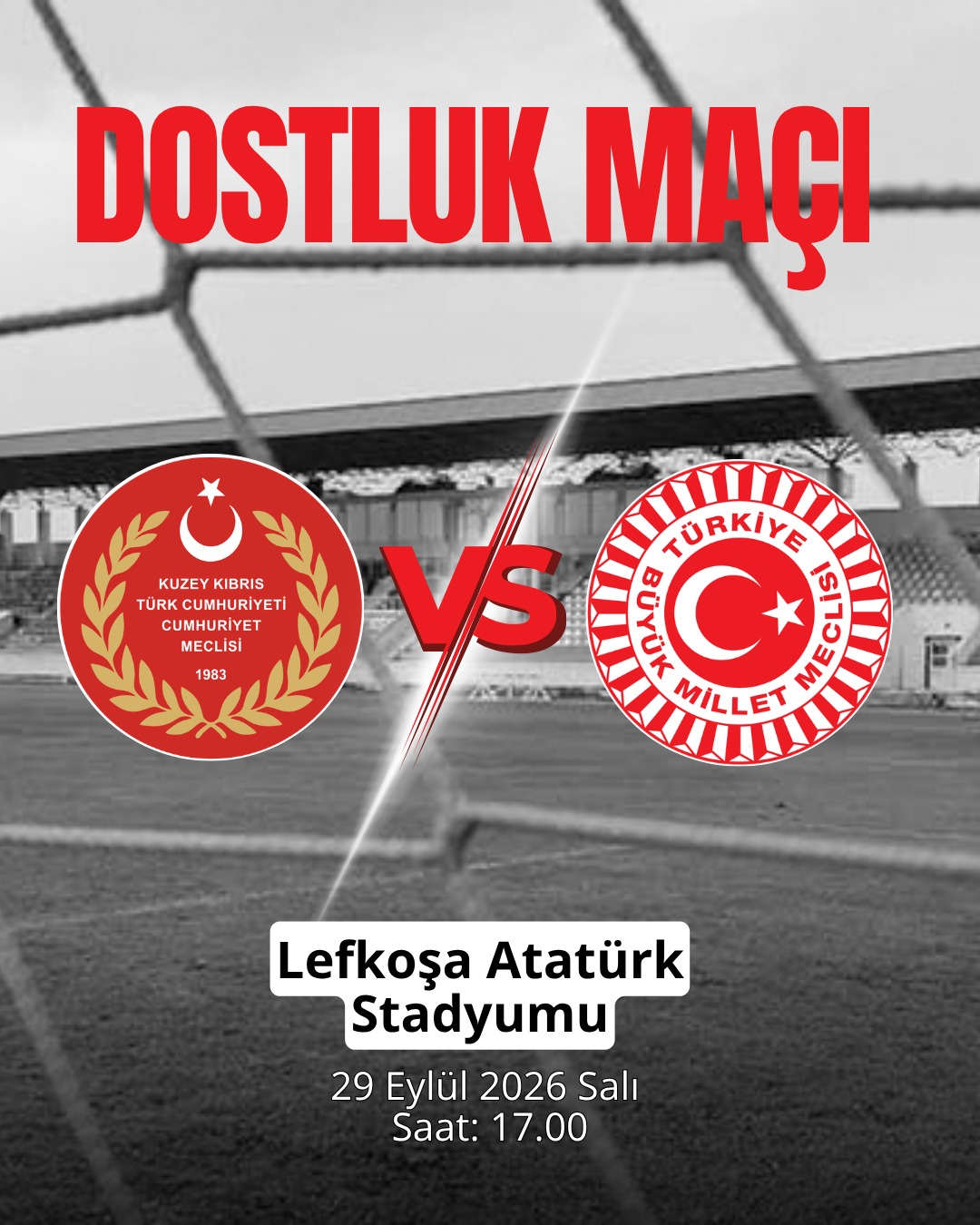 2 Cumhuriyet Tek Yürek: Meclis Futbol Takımları Atatürk Stadyumu'nda Buluşuyor