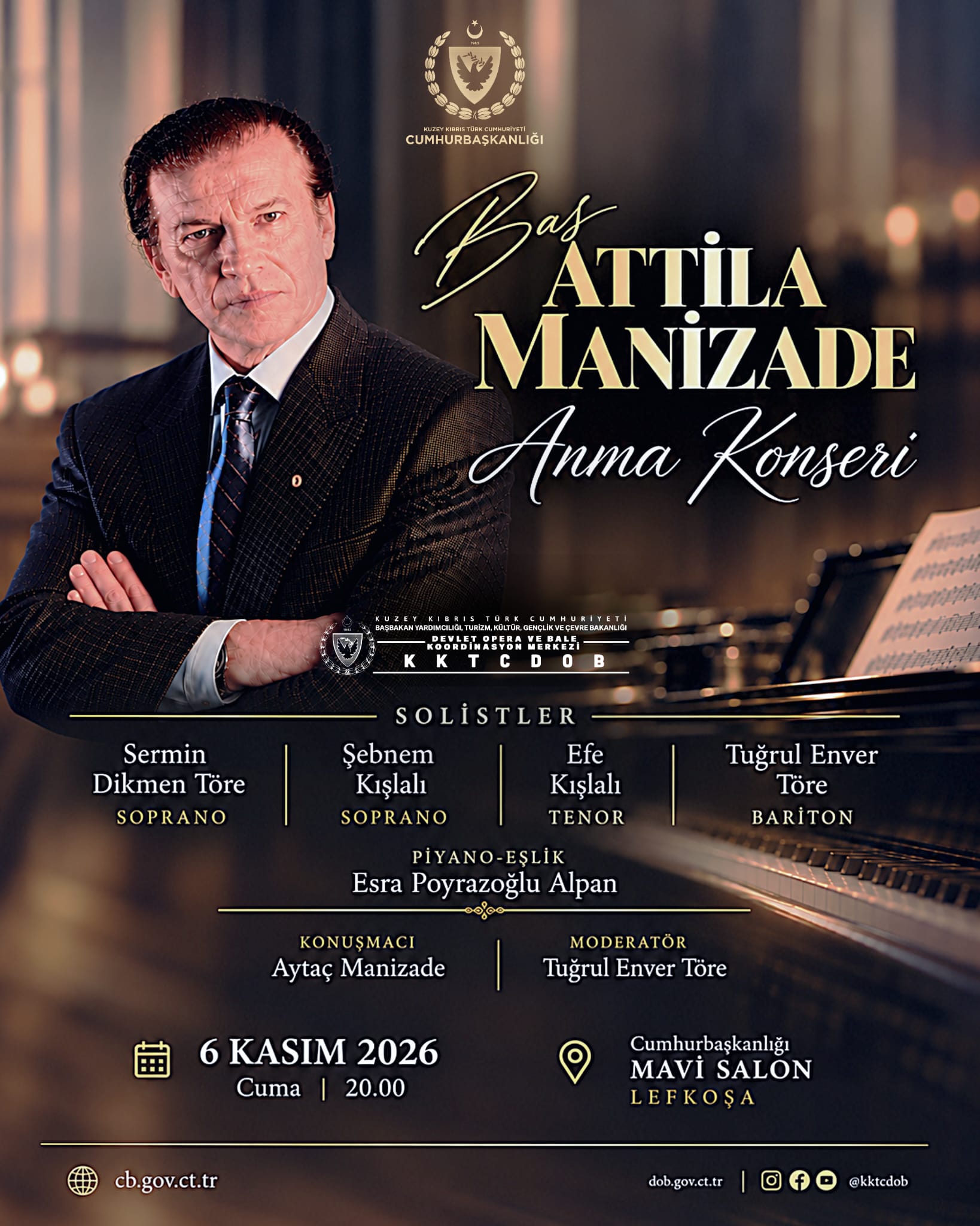 Attila Manizade, vefatının 10. yılında Cumhurbaşkanlığı himayesinde anılacak