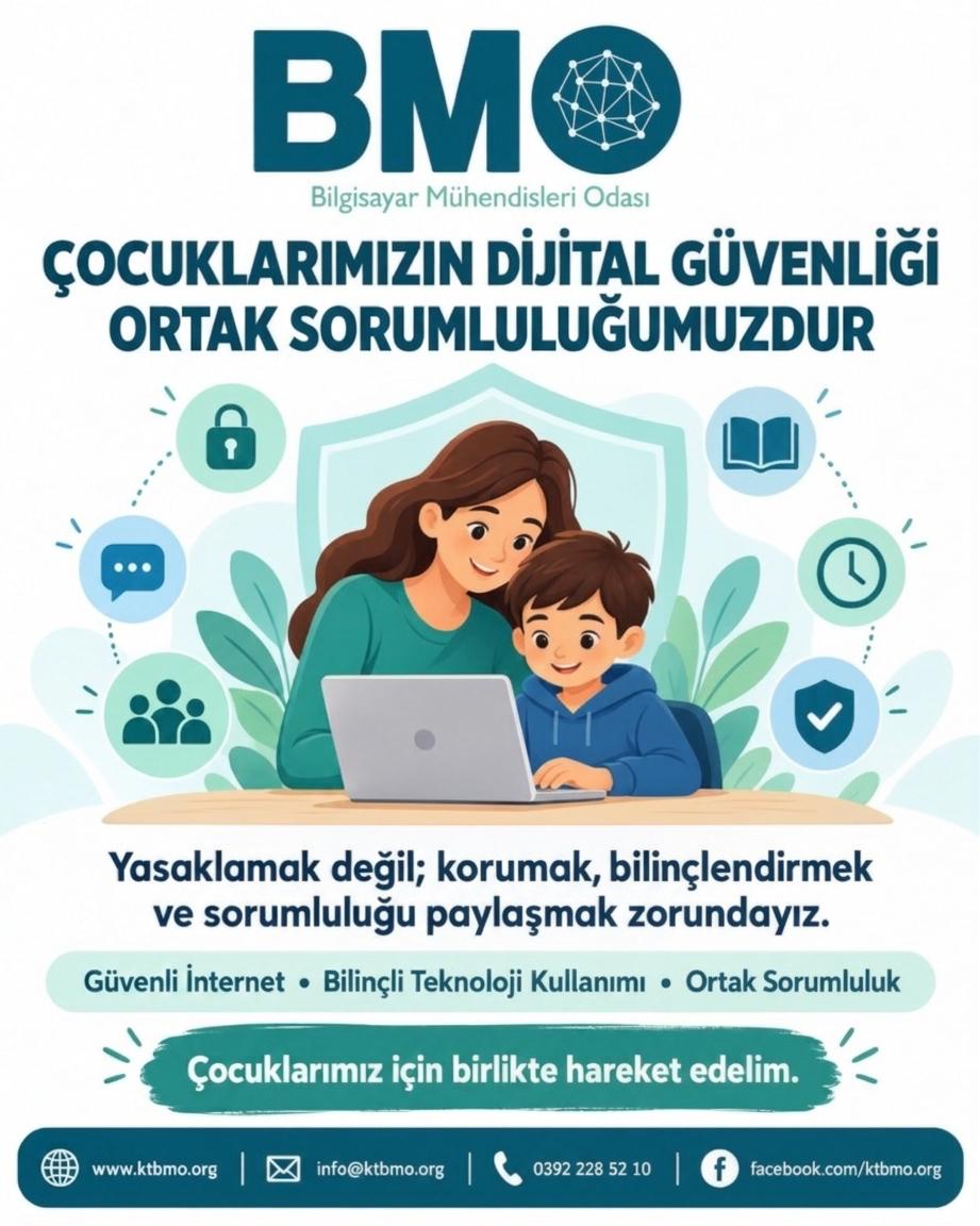 Bilgisayar Mühendisleri Odası, çocukların dijital güvenliği için ortak eylem çağrısı yaptı