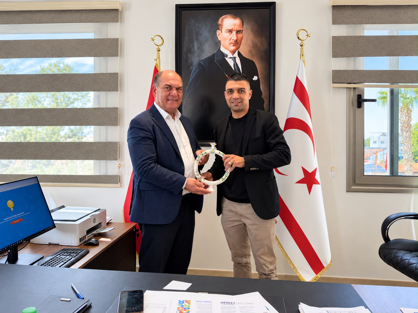 CTP Geçitkale‑Serdarlı Adayı Salih Ruso, Değirmenlik Akıncılar’da Karavezirler’le Görüştü