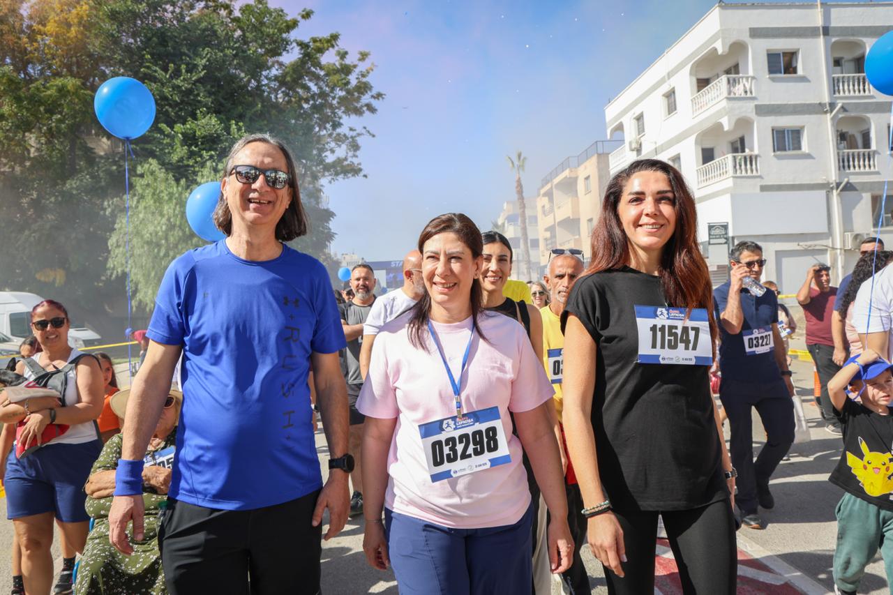 CTP Genel Başkanı İncirli, Ülker Lefkoşa Yarı Maratonu'na katıldı