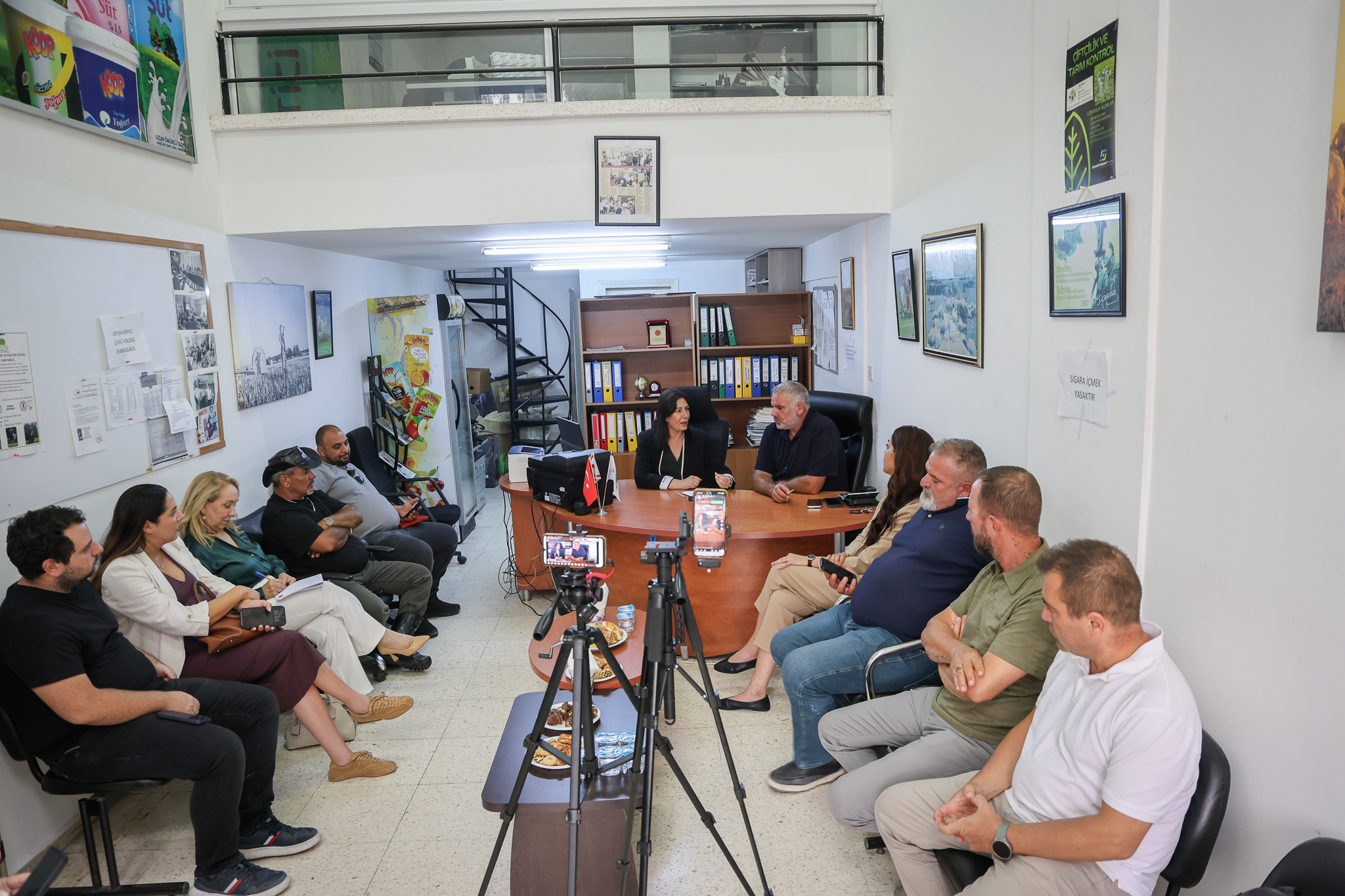 CTP, Hayvancılar Birliği'ni ziyaret ederek ekonomik dayanıklılık planını açıkladı